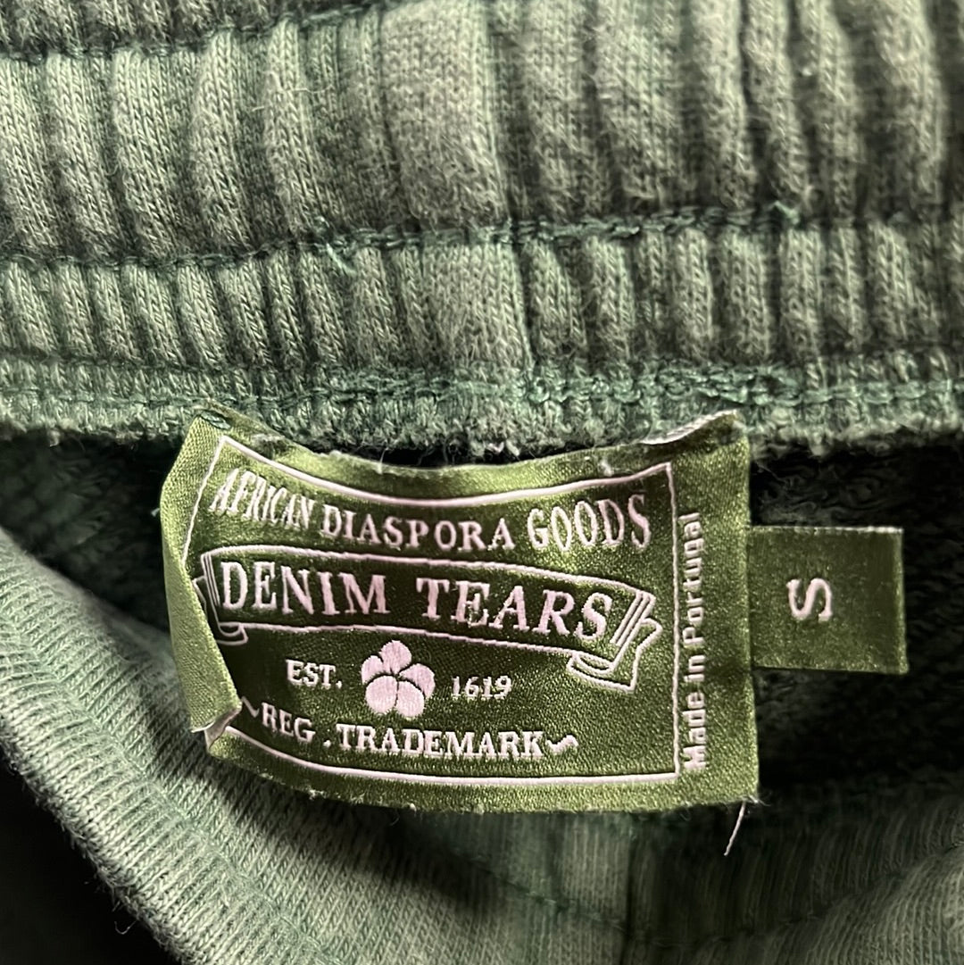 Denim Tears Green Wreath Sweats Size S