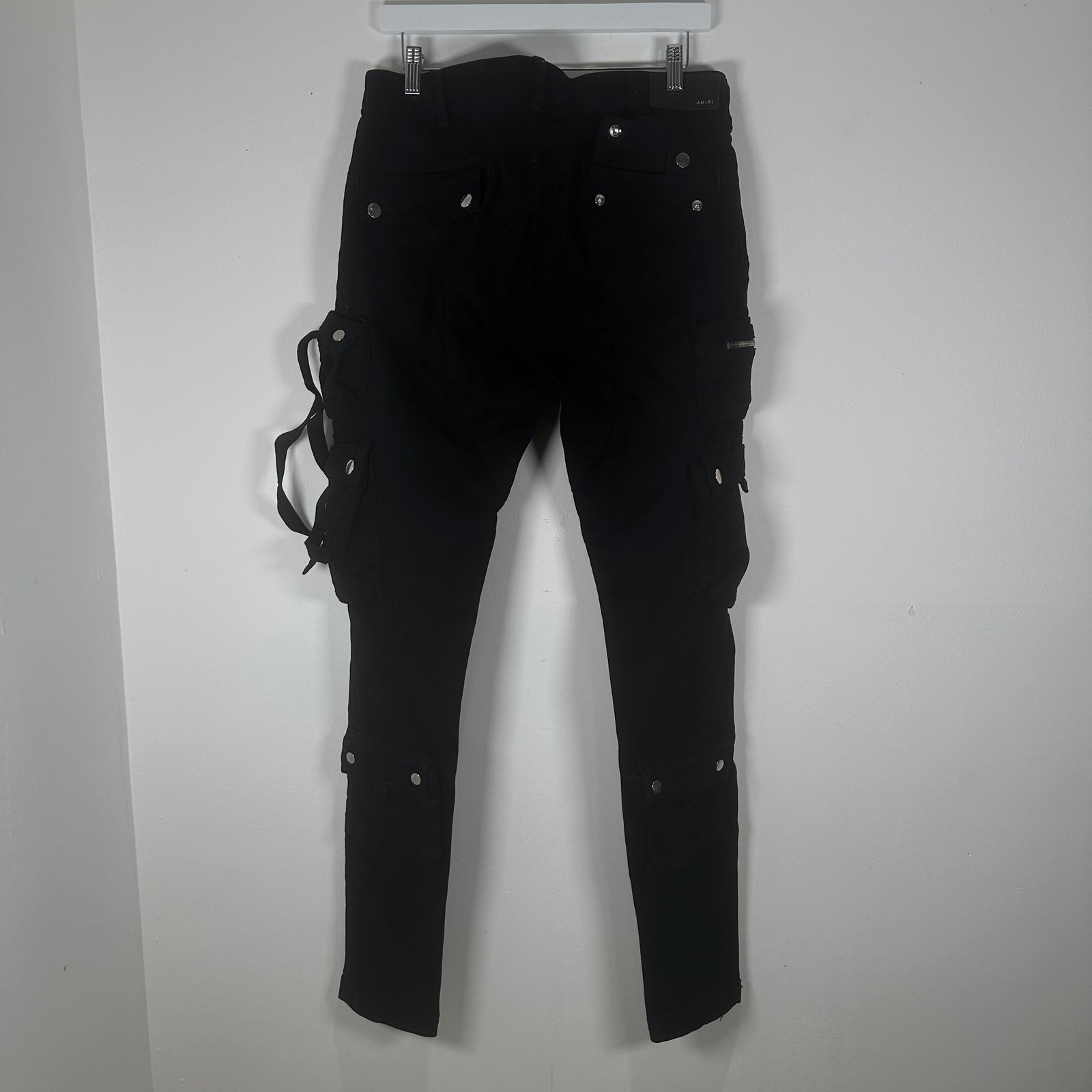 Amiri Black Cargo Pants Size 34