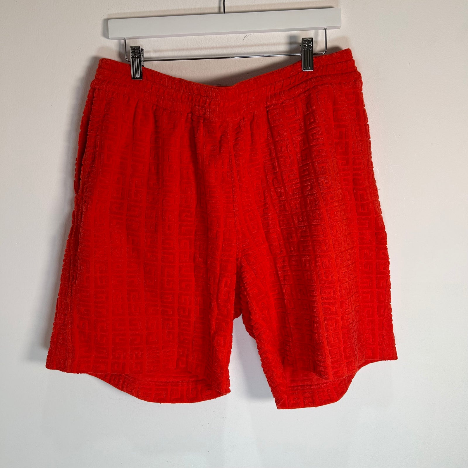 Givenchy 4G Terry Cloth Short Size XL