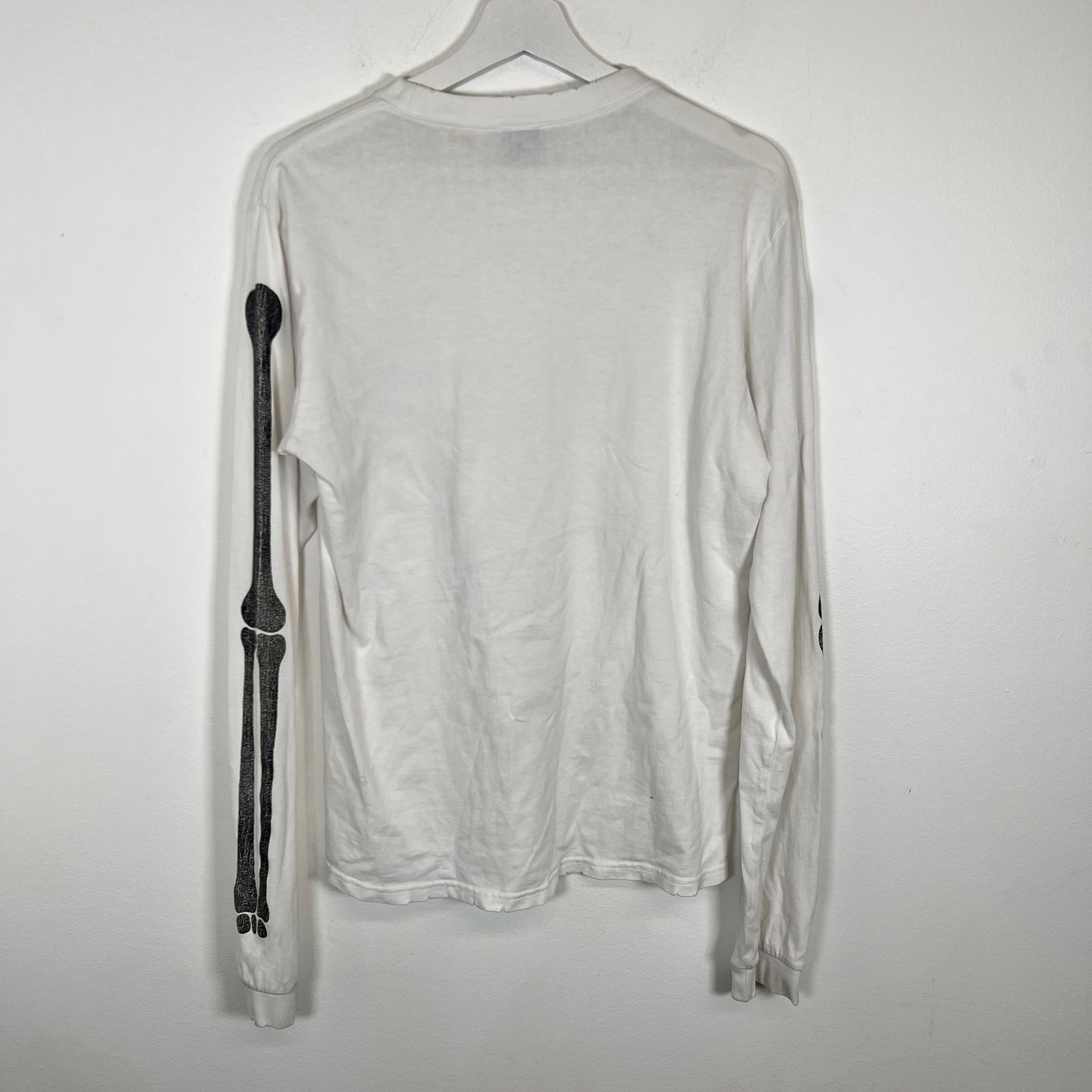Number (N)ine White Skeleton Print Longsleeve Size 2