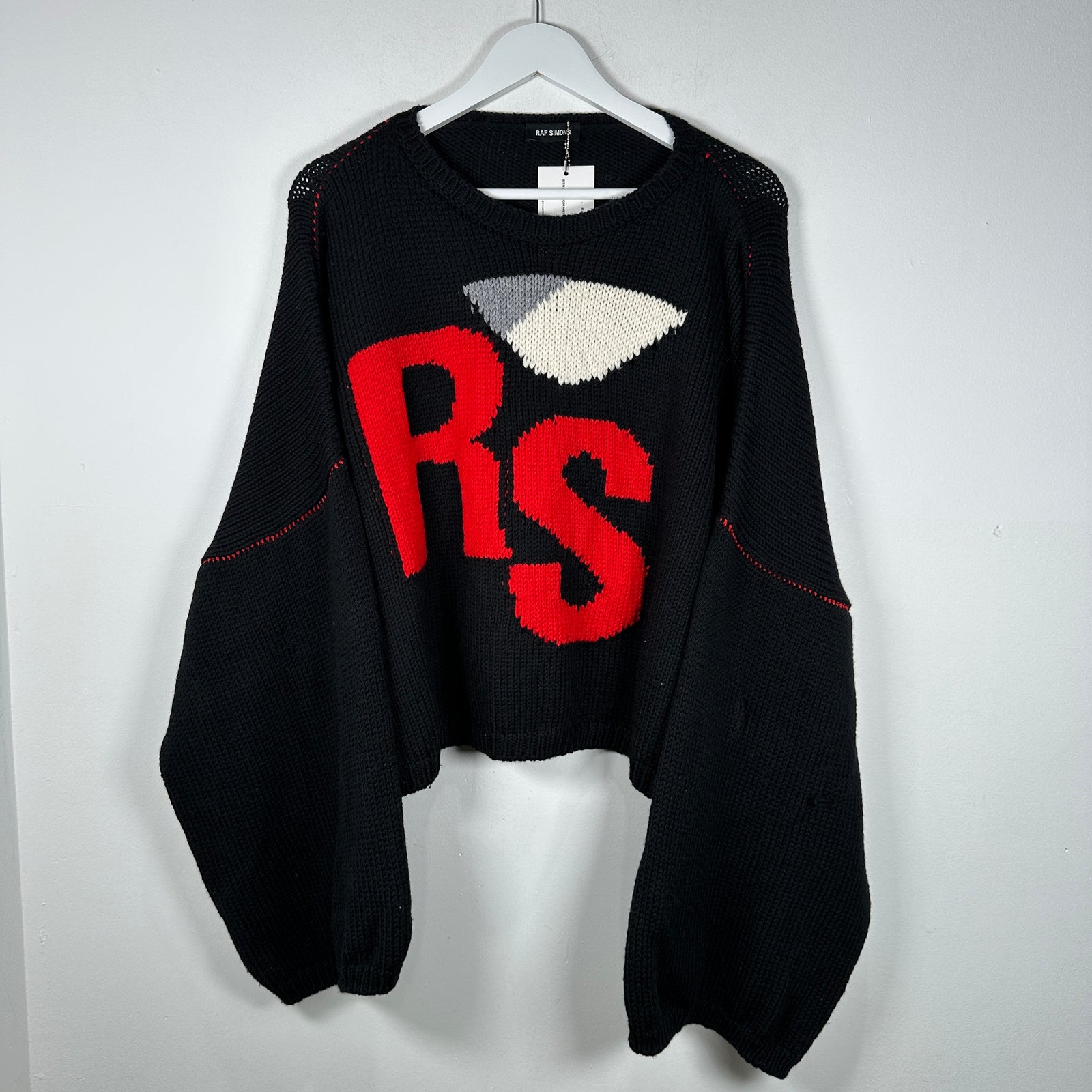 Raf Simons 'Love New York RS' Cropped Knit Sweater Size S