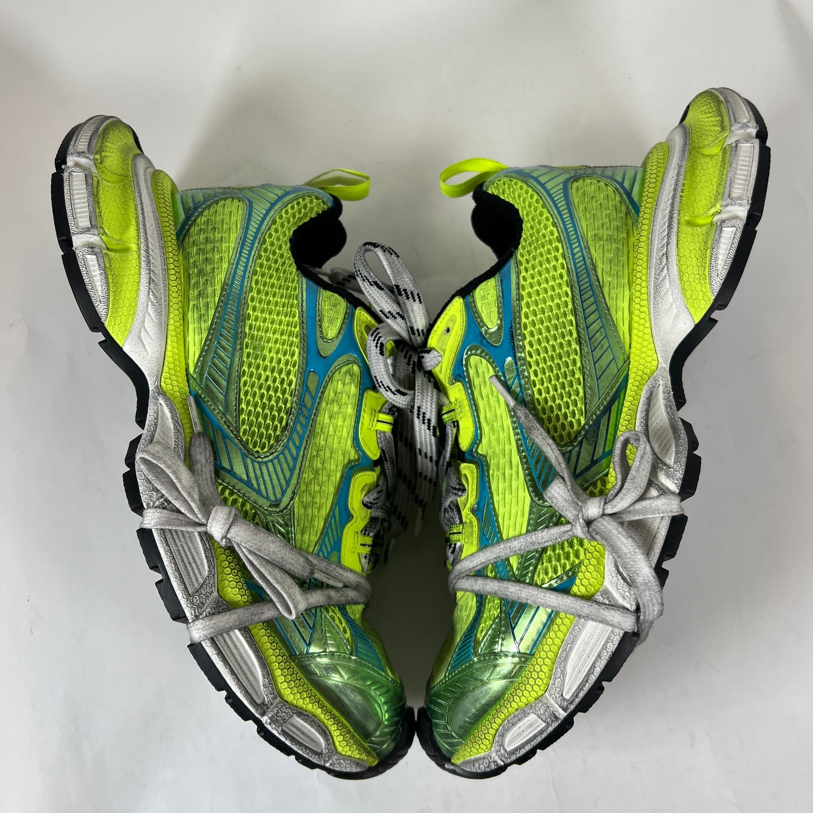 Balenciaga Fluorescent Yellow/Blue 3XL Sneaker Size 42