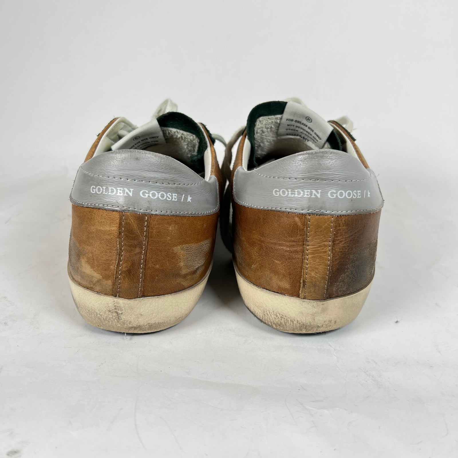 Golden Goose Green/Brown Superstar Sneaker Size 45