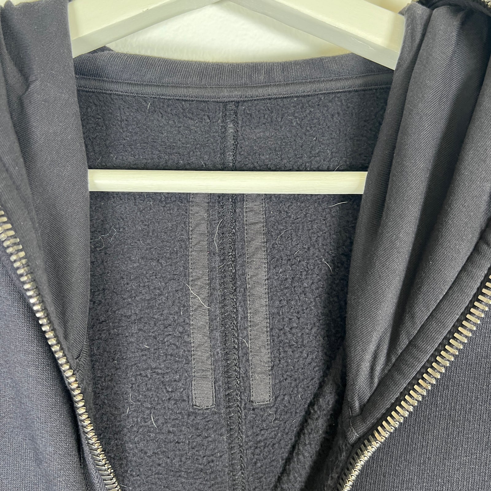 Rick Owens Felpa Gimp Hoodie Indigo Size L