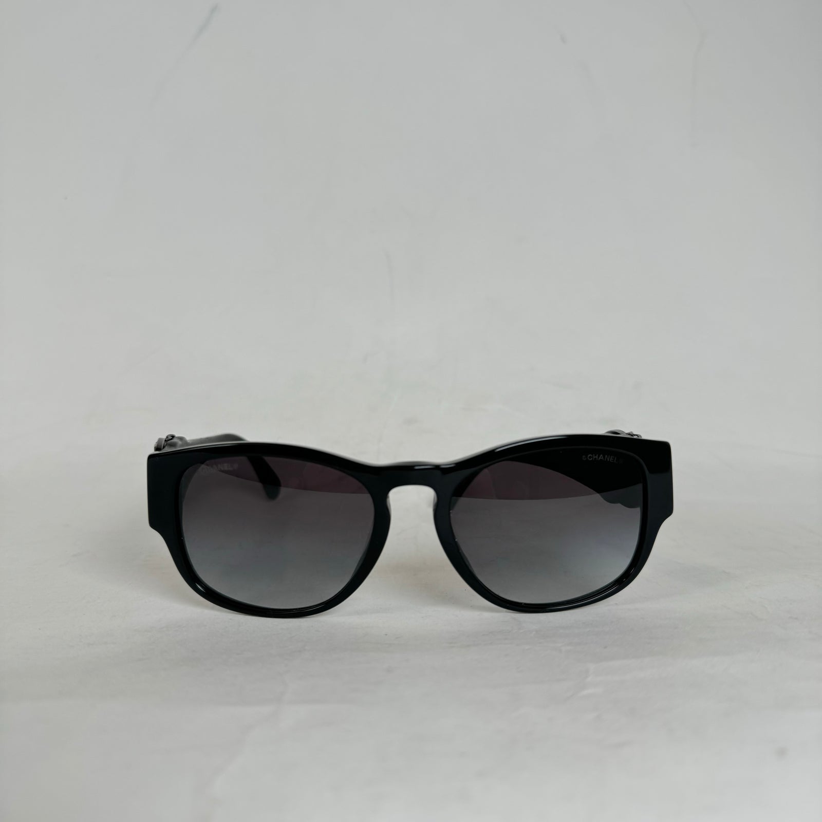 Chanel Lambskin Crystal CC Sunglasses