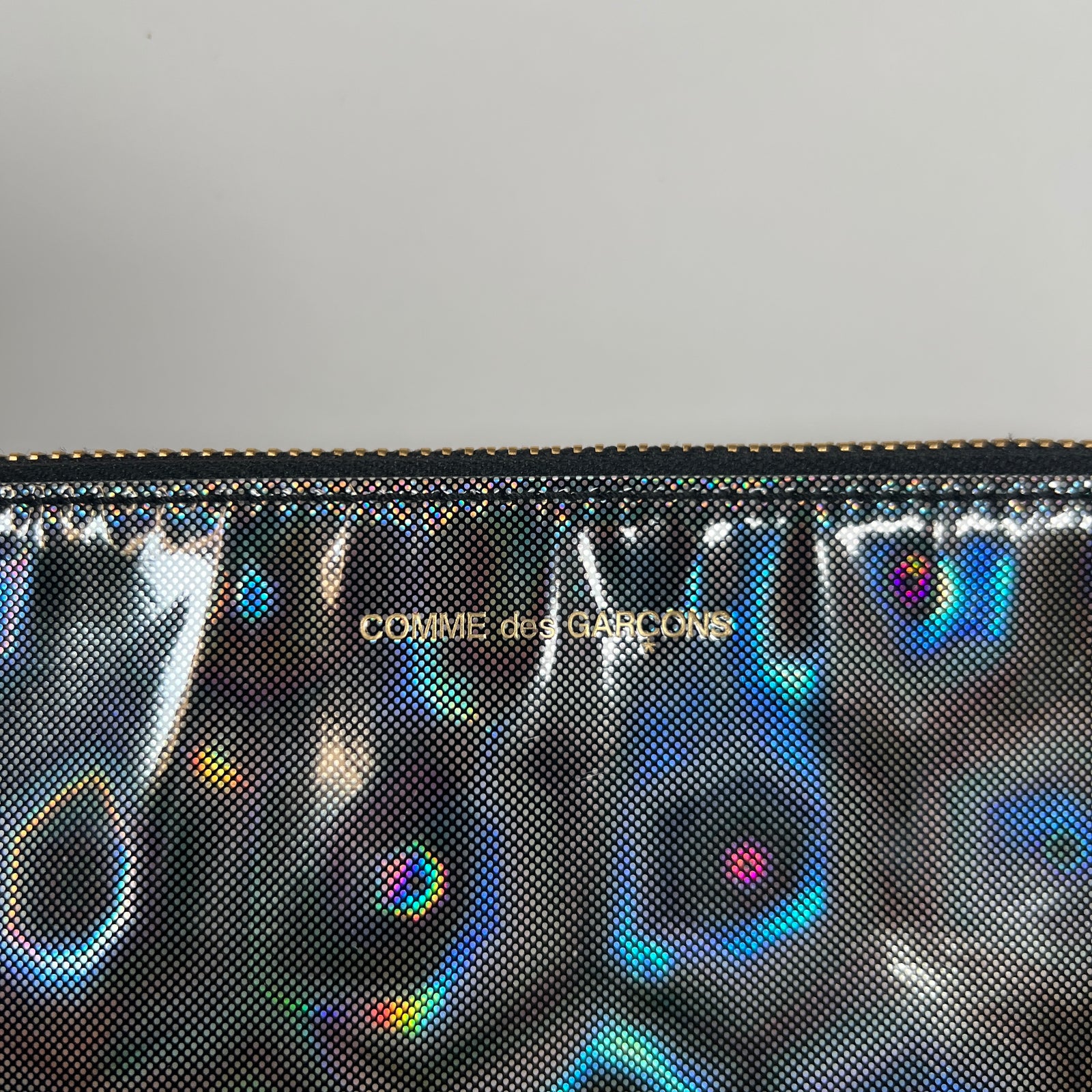 Comme Des Garcons Black Rainbow Psychedelic Pouch