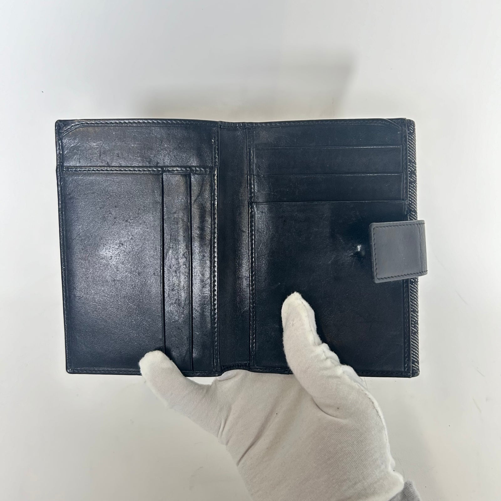 Gucci Grey Canvas Guccisima Wallet