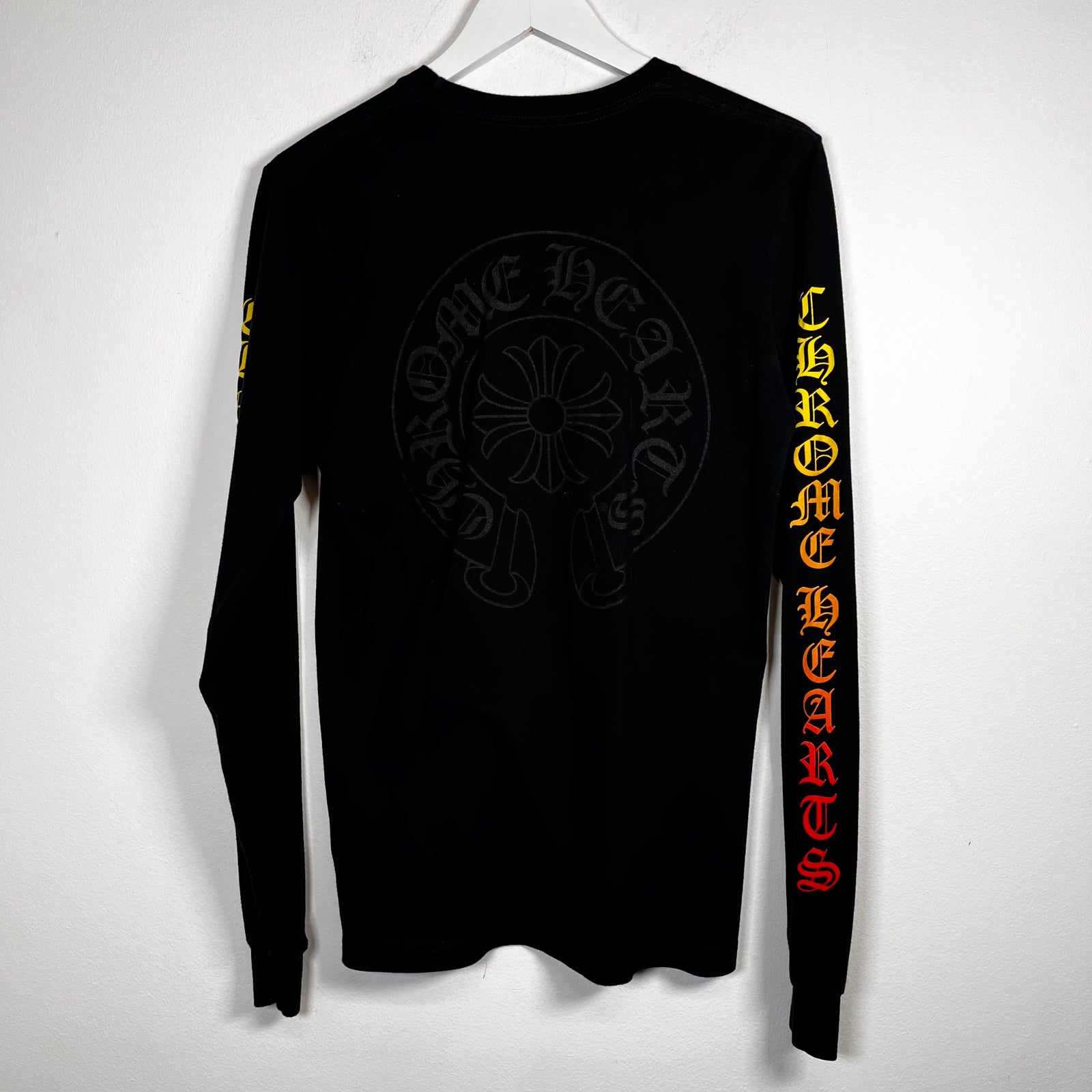Chrome Hearts Black Gradient LS Tee Size S
