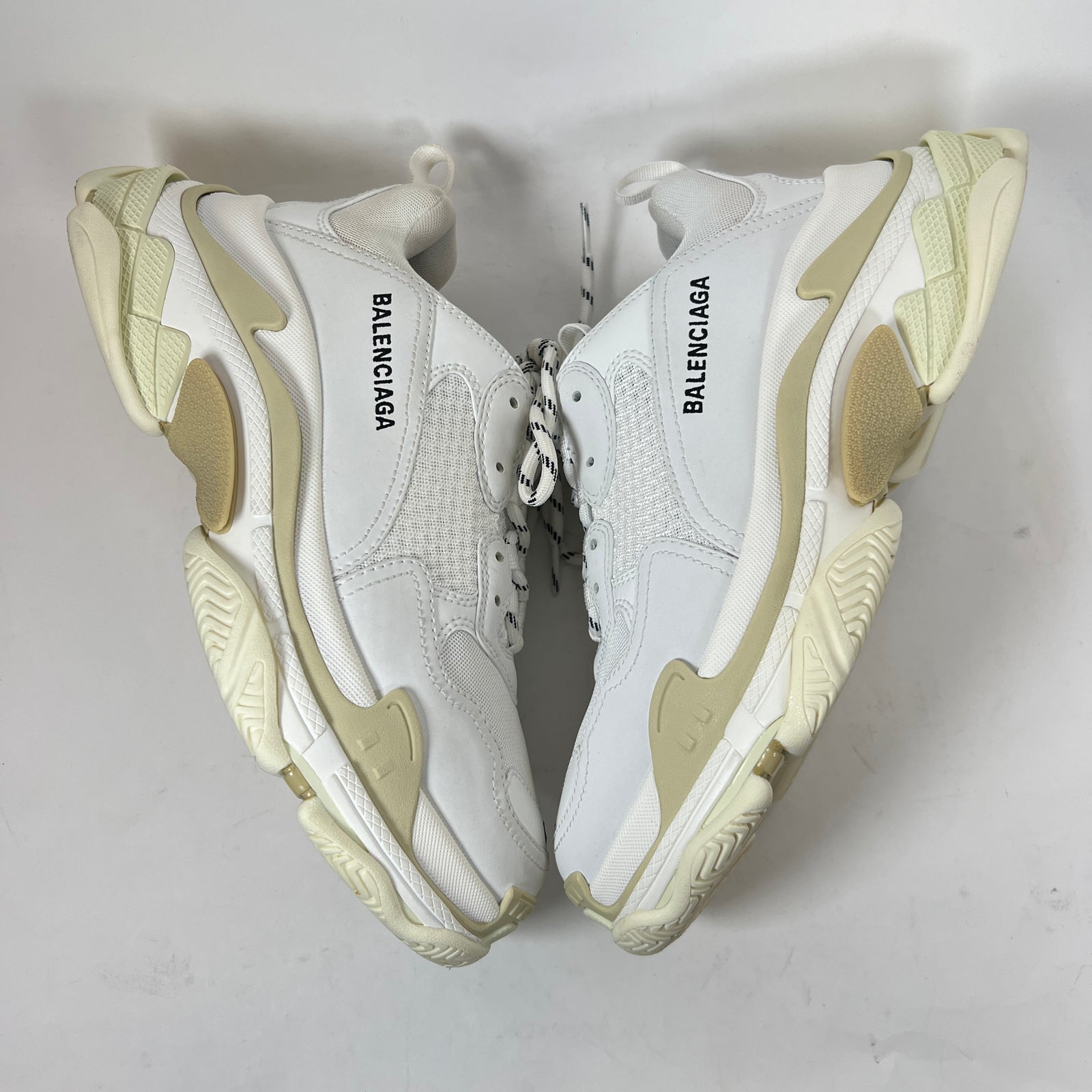 Balenciaga White Triple S Sneaker Size 42