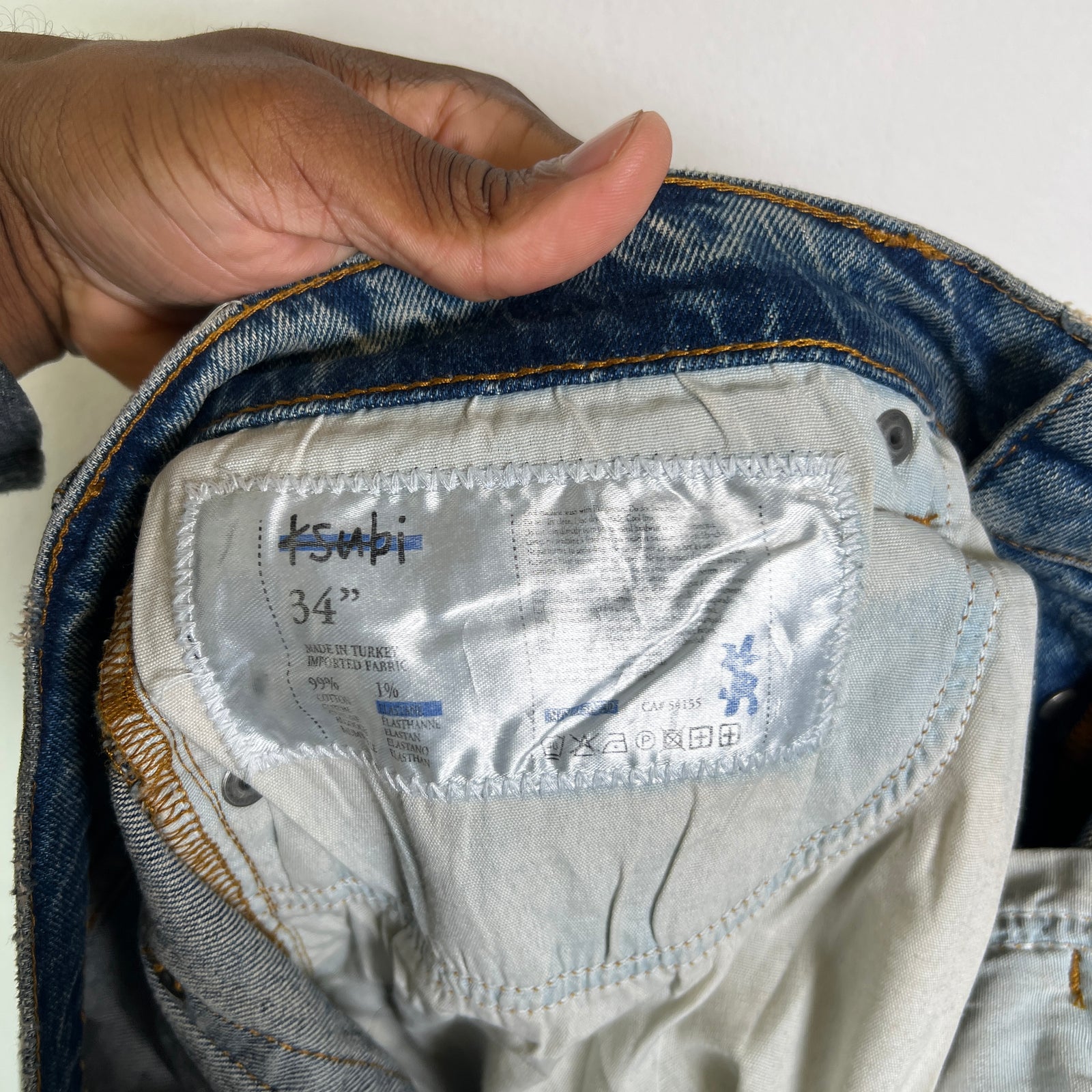 Ksubi Van Winkle Rodeo Patch Distressed Jeans