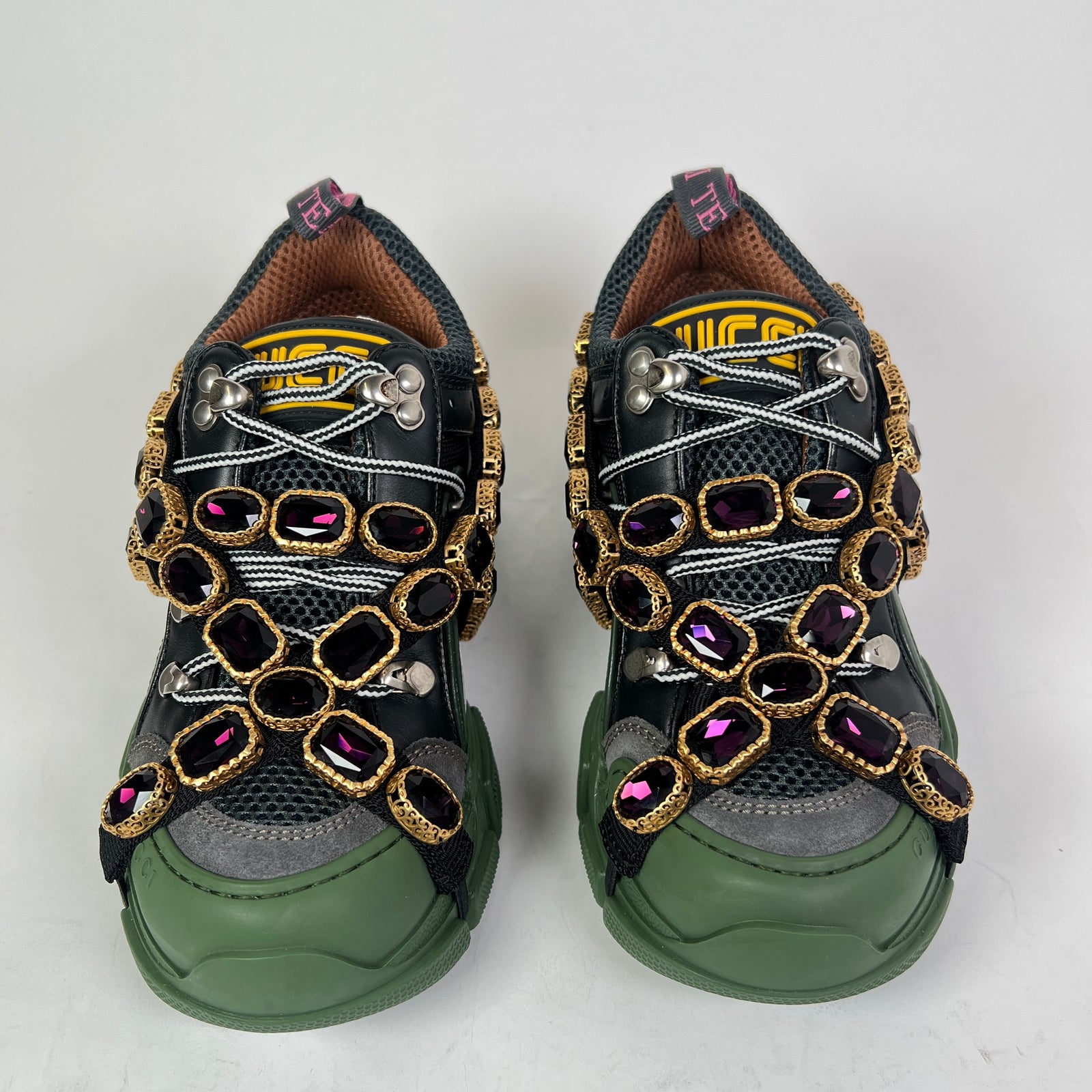 Gucci Crystal Embellished Flashtrek Sneaker