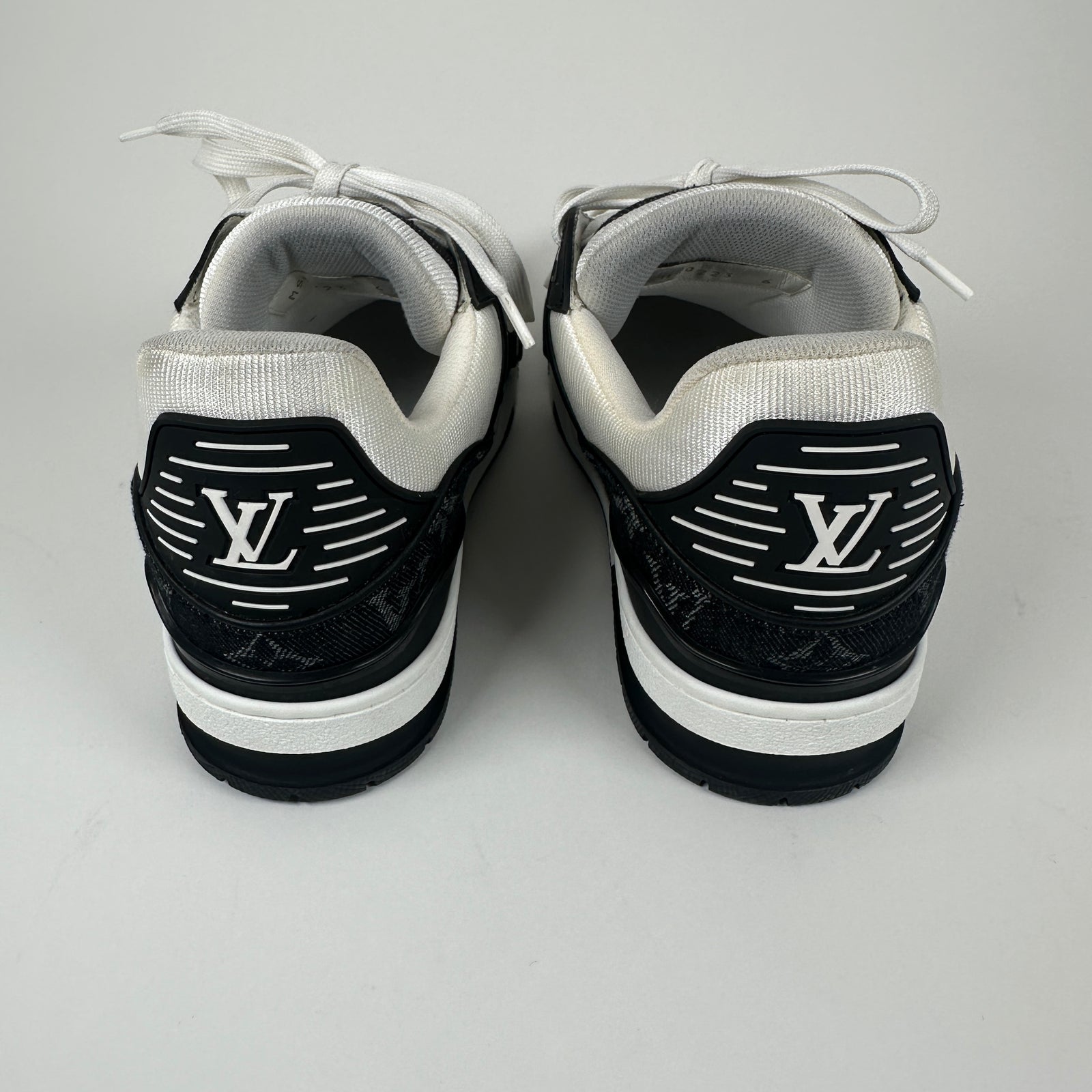 Louis Vuitton Monogram Denim Trainers Size 6LV