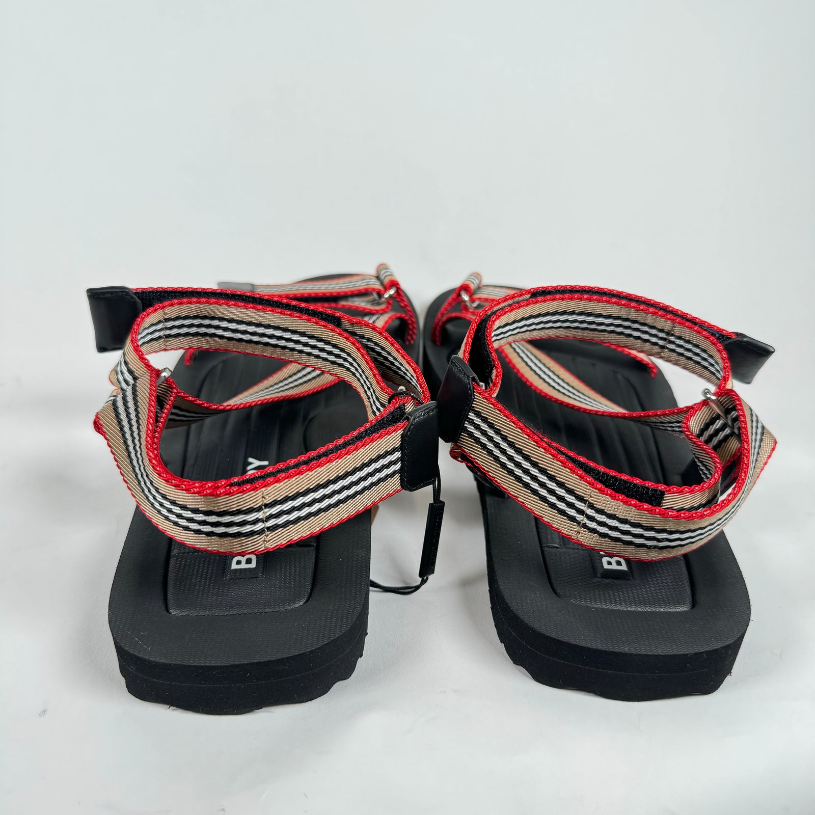 Burberry Webbing Sandal With Micro Sole Size 11