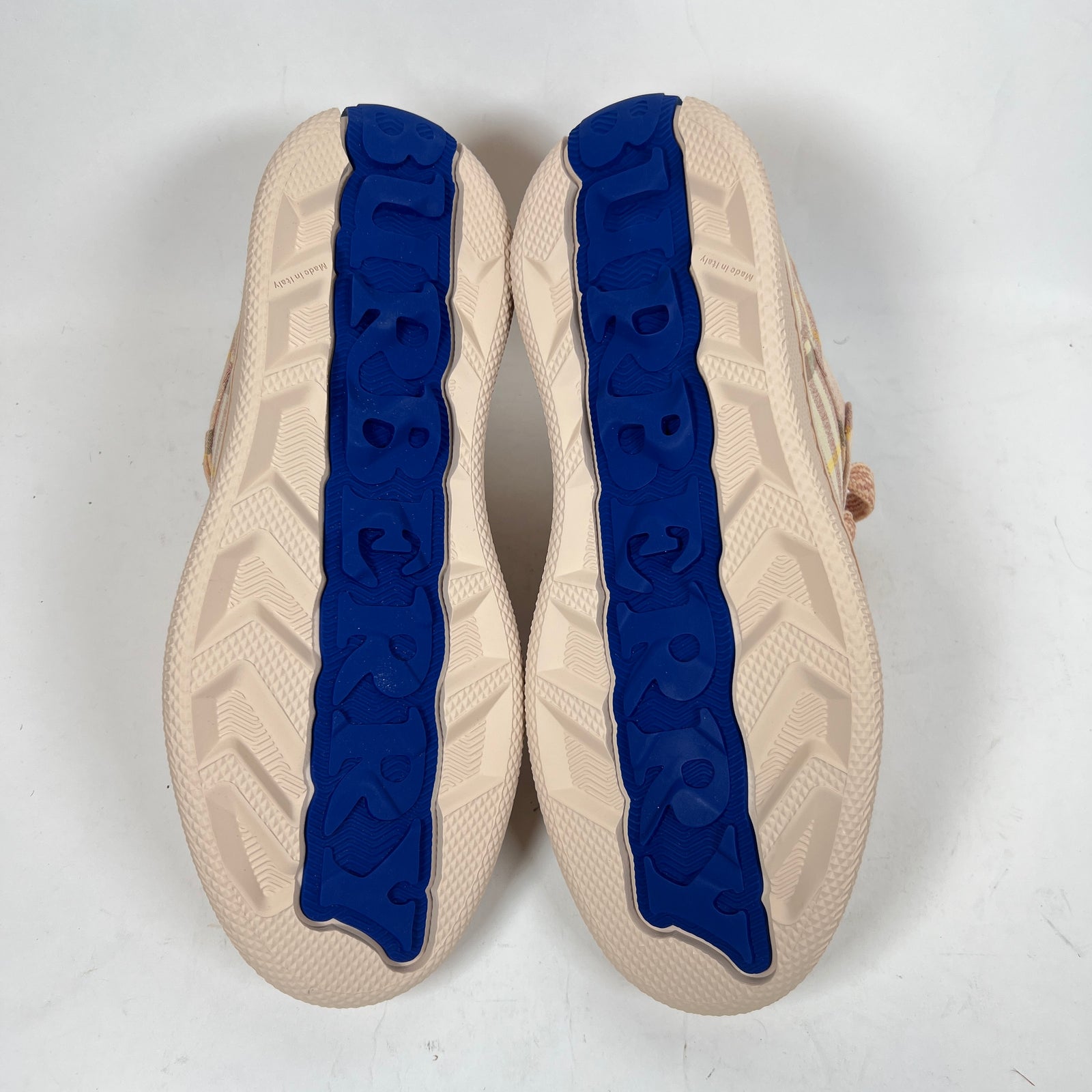 Burberry Pink Check Terrace Sneaker Size 38