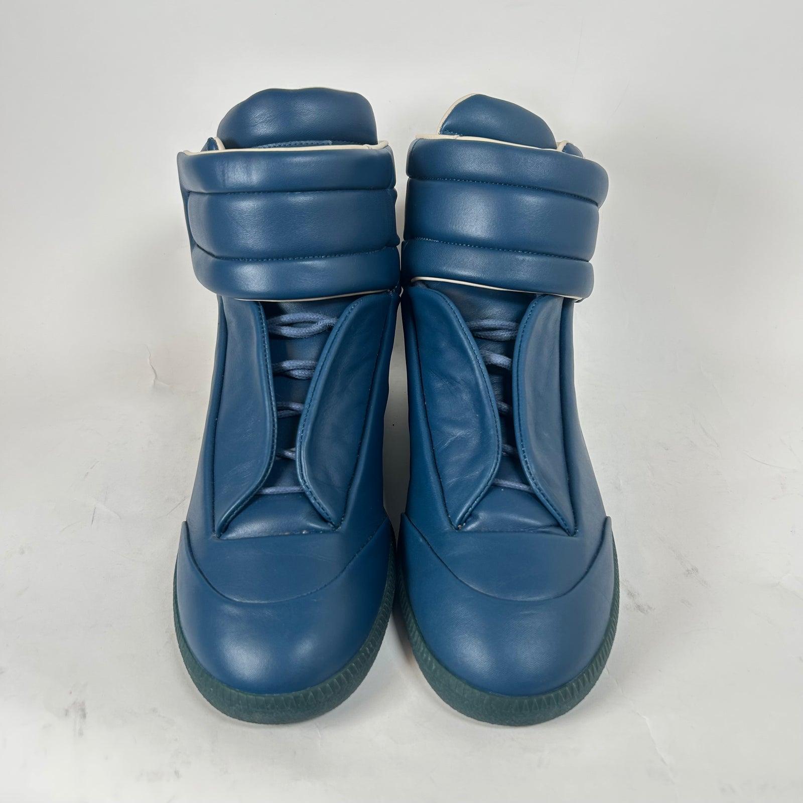 Maison Margiela SS17 Blue Future High-Top Sneaker Size 44