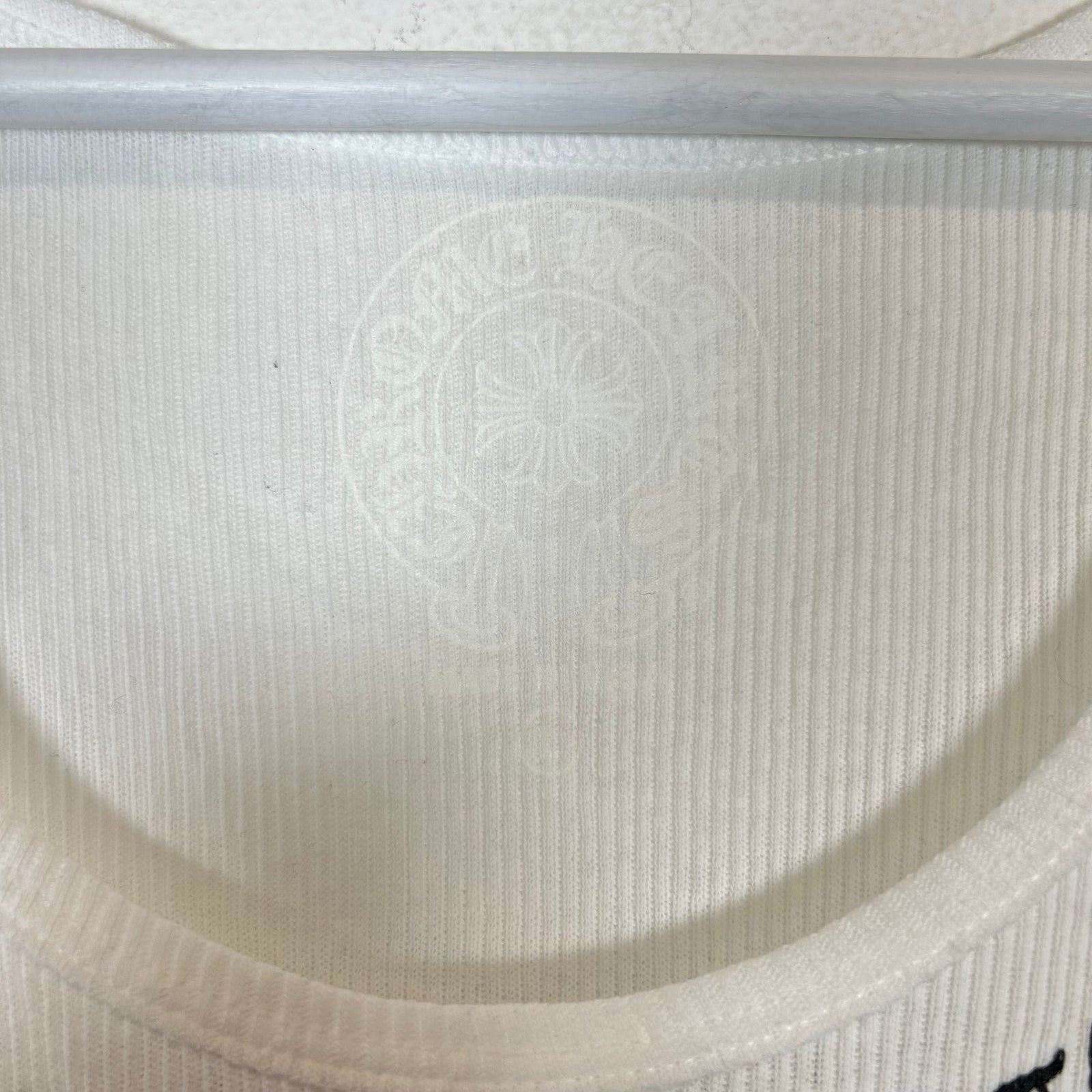 Chrome Hearts White Logo Tank Top Size L