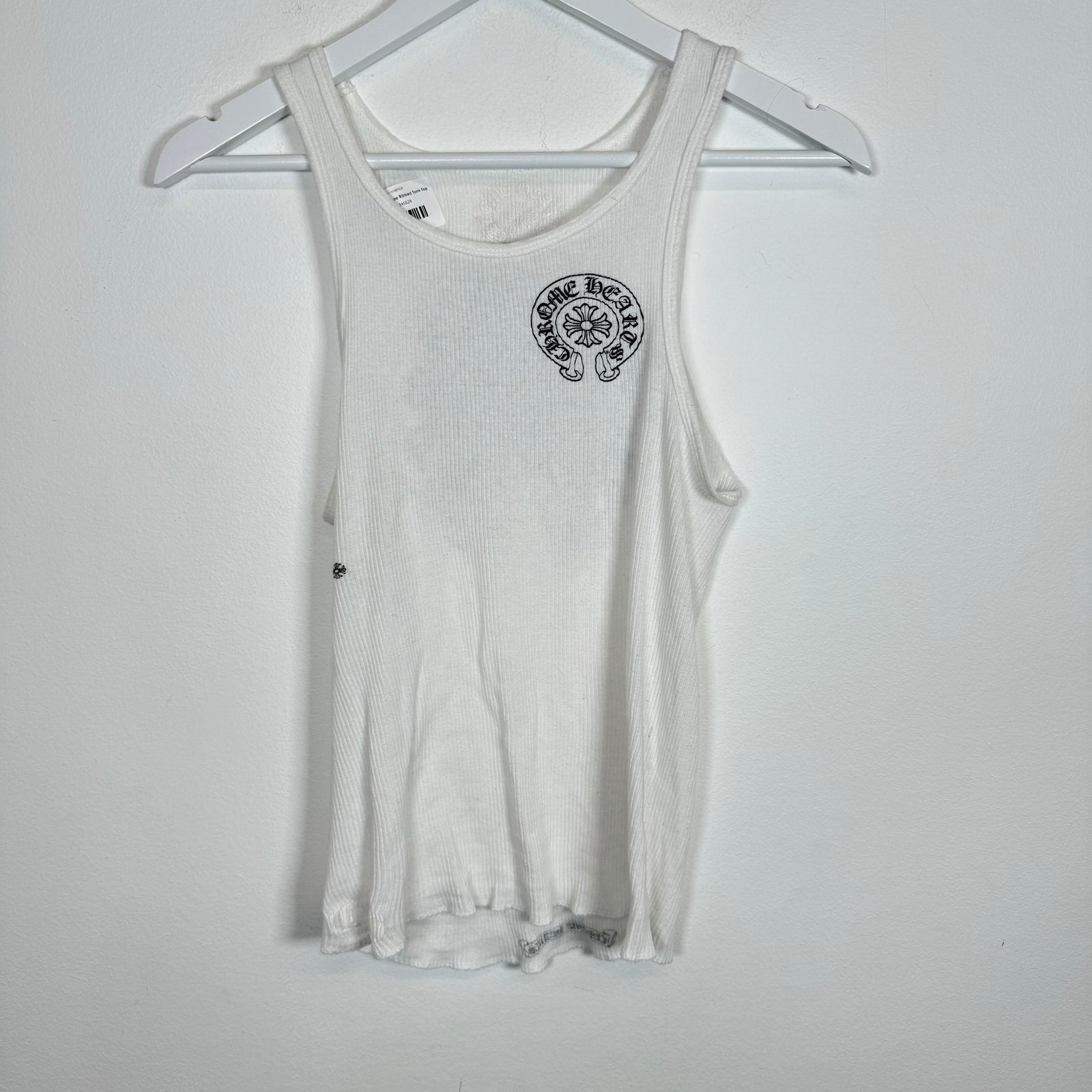 Chrome Hearts Horseshoe Ribbed Tank Top