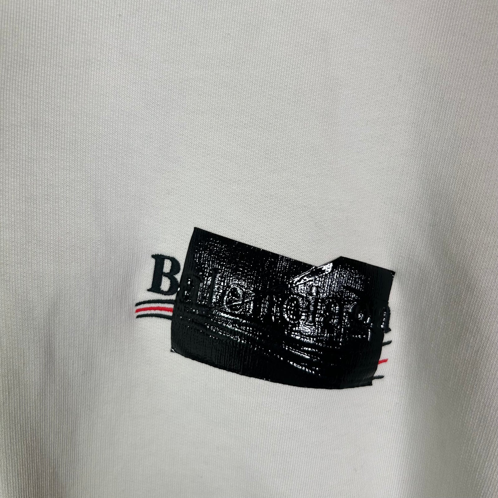 Balenciaga Gaffer Tape Campaign Logo Oversized Hoodie