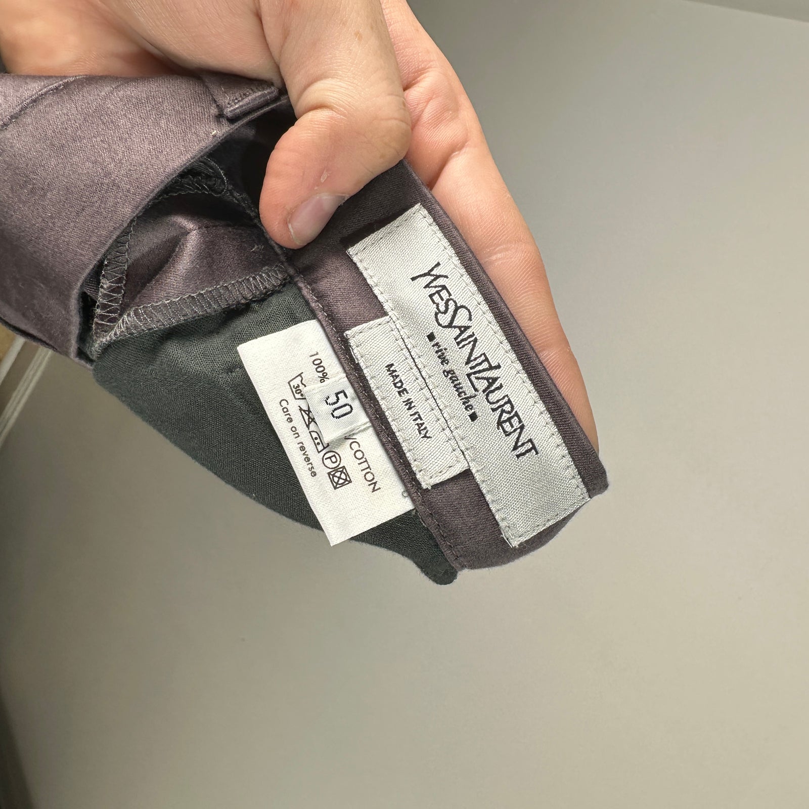 Yves Saint Laurent Moleskin Suit Pants Size 32