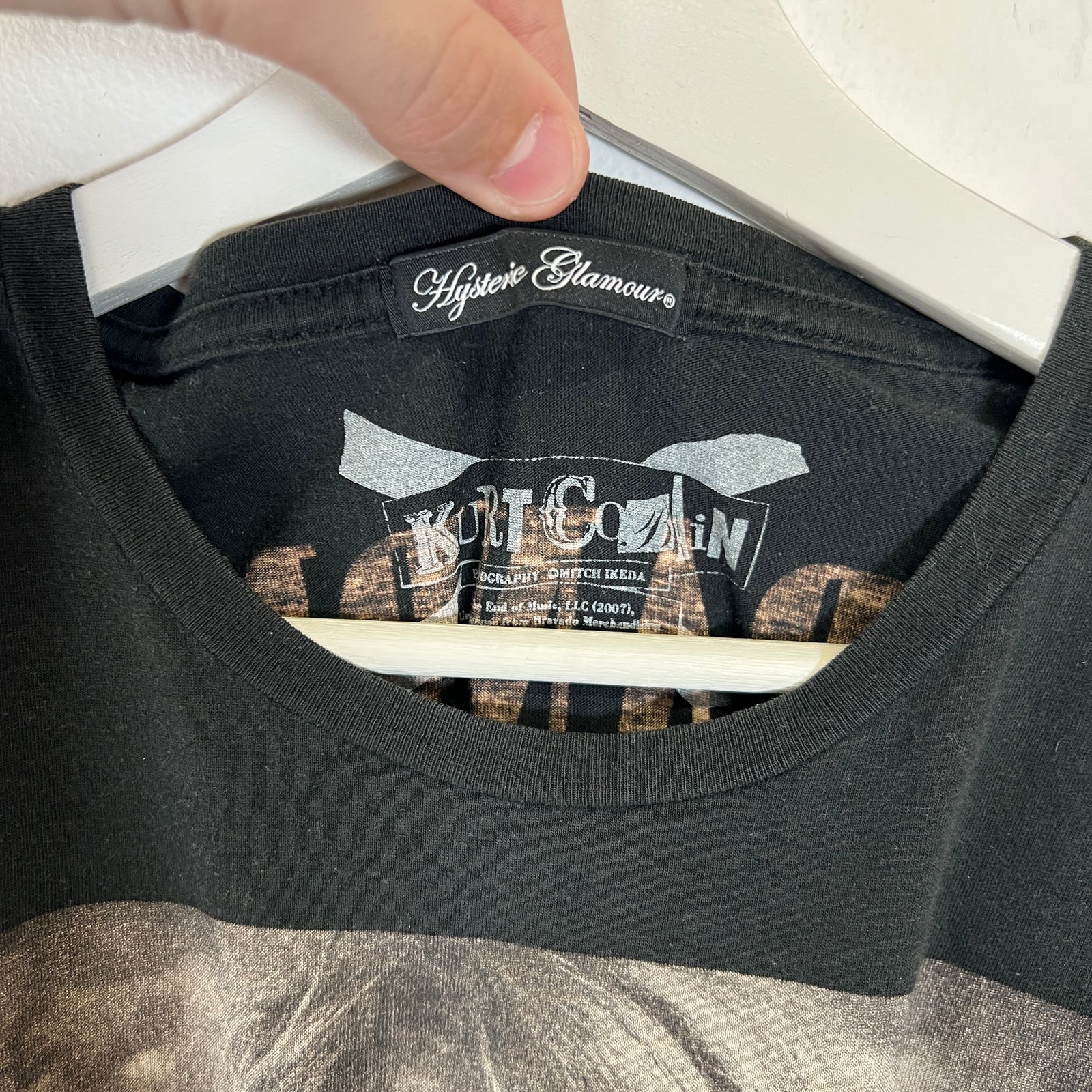 Hysteric Glamour Kurt Cobain Tee Sz XS