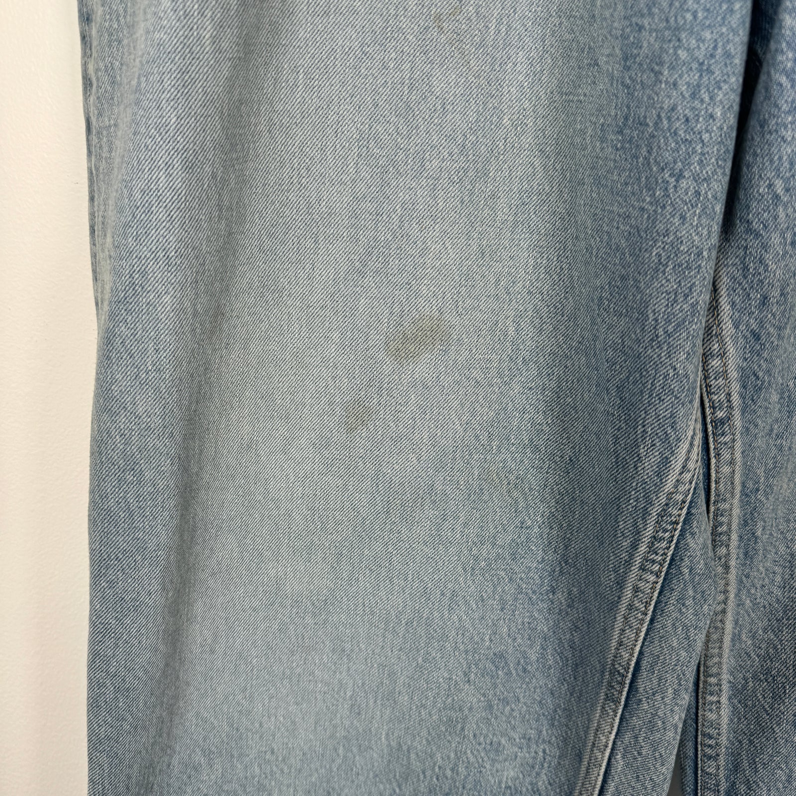 Balenciaga Blue Baggy Fit Jeans Size L