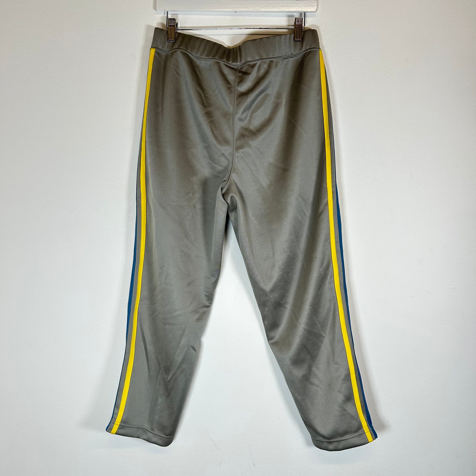 Comme Des Garcons SHIRT Grey Striped Track Pants Size L
