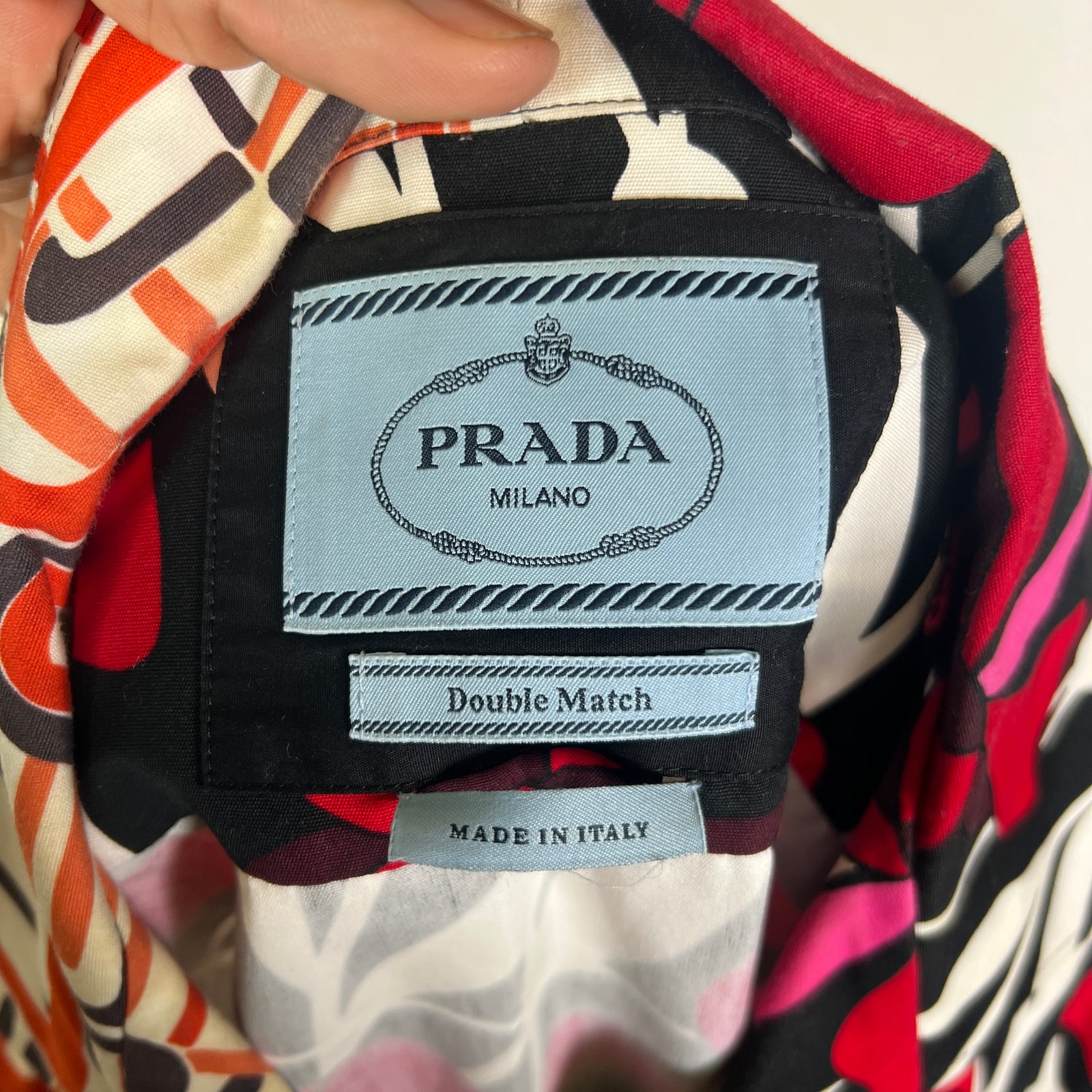 Prada Floral Double Match Shirt