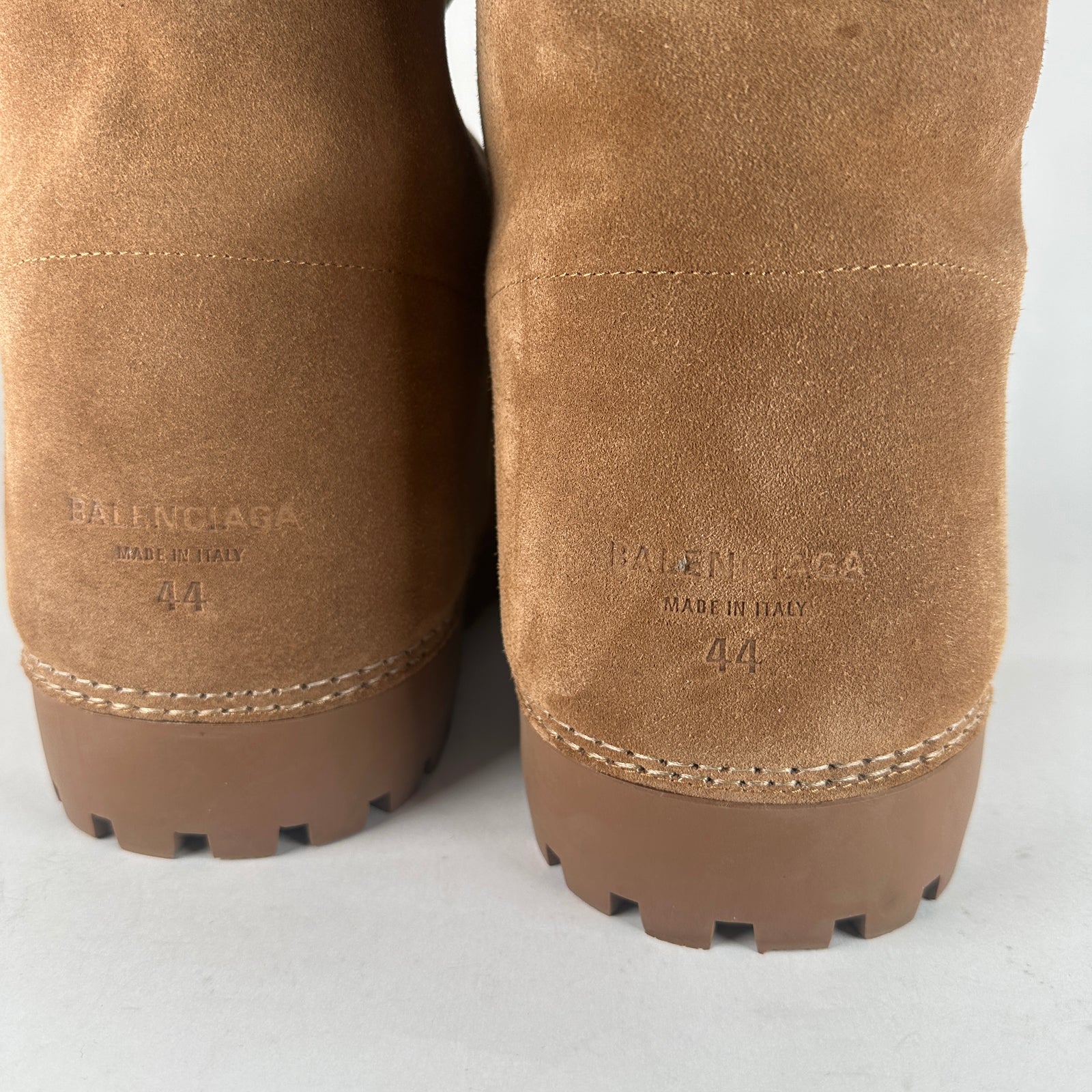 Balenciaga Brown Alaska Fur Boots Size 11