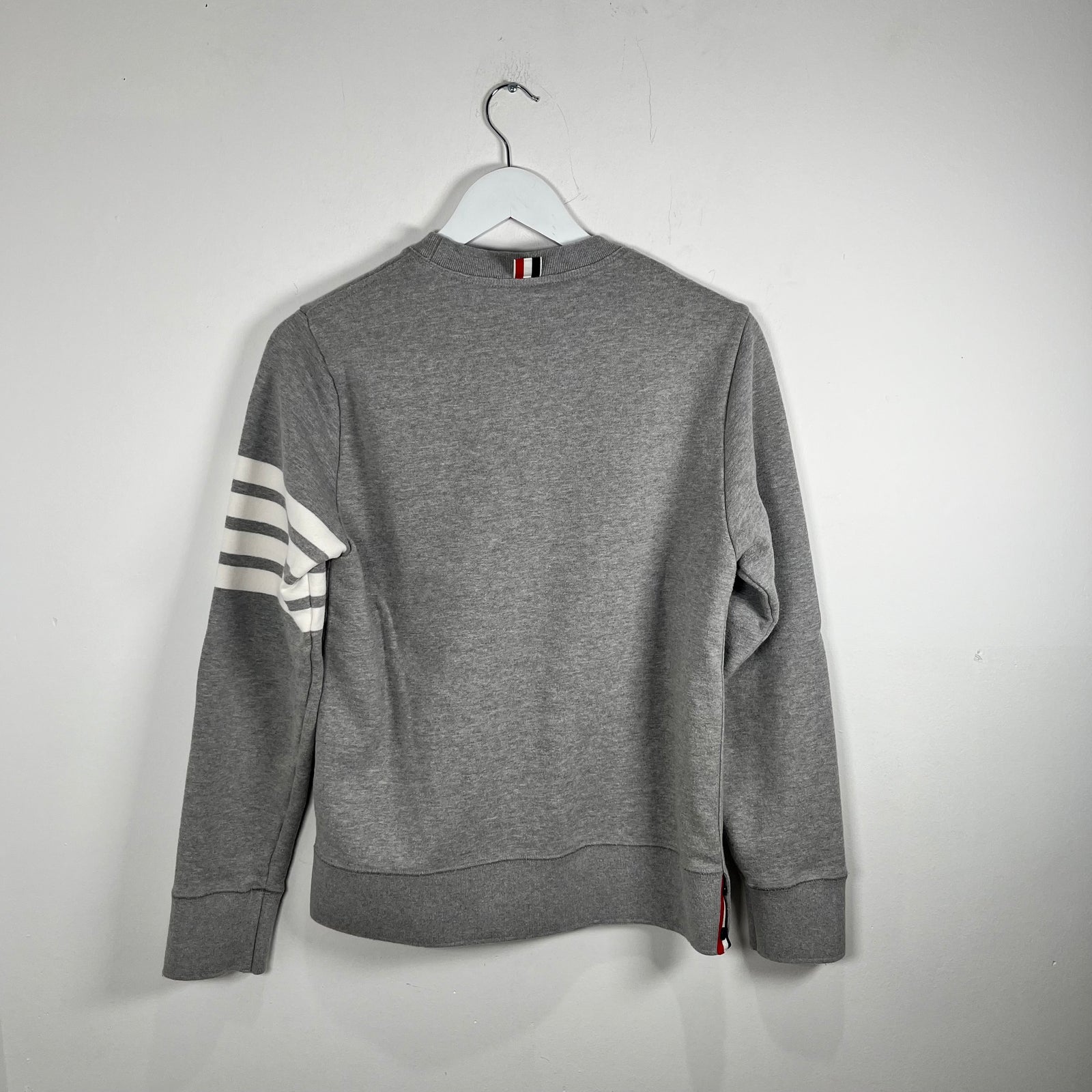 Thom Browne Grey 4-Bar Crewneck Size 2
