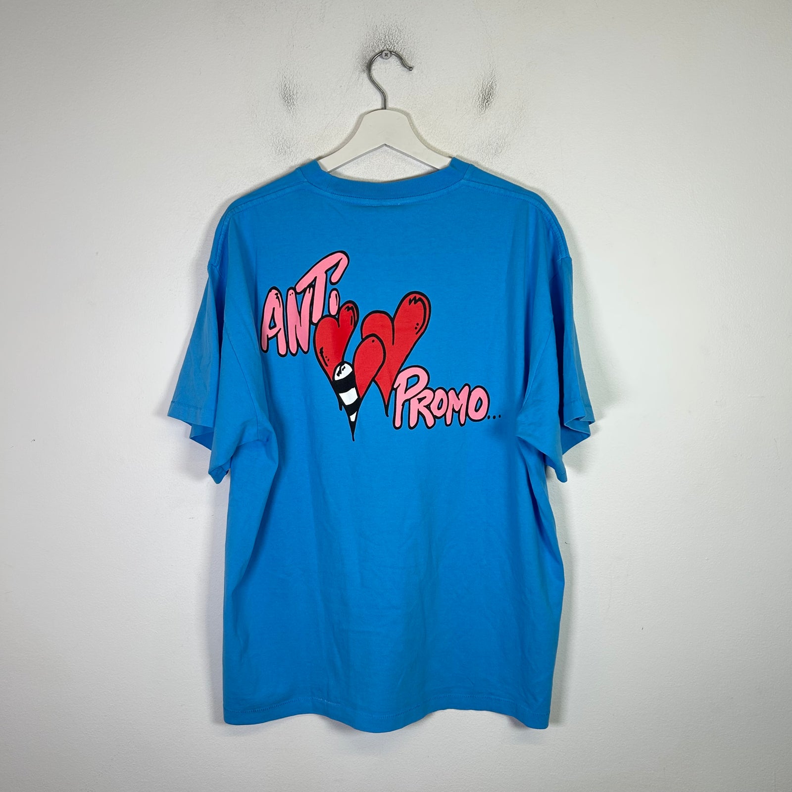 Anti Promo Matty Blue Heart Graphic T-Shirt