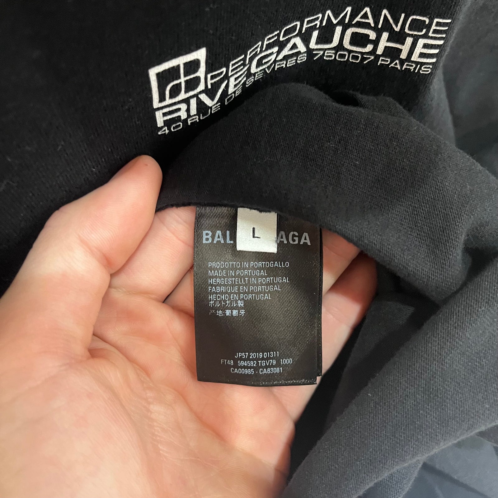 Balenciaga Multi Logo Longsleeve Size M