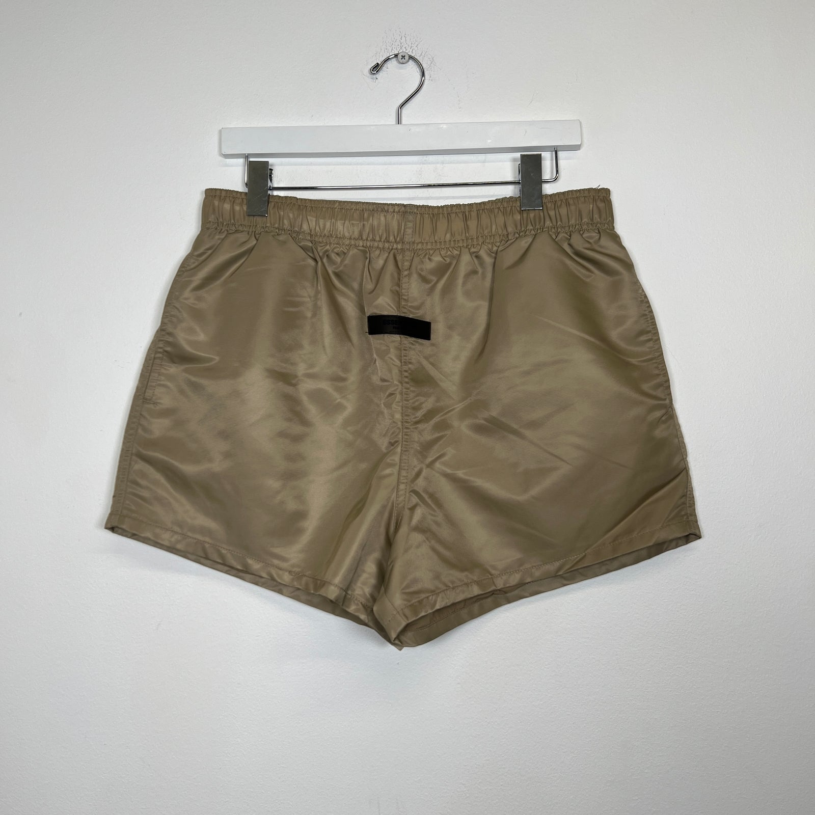 Essentials Nylon Khaki Short Size M