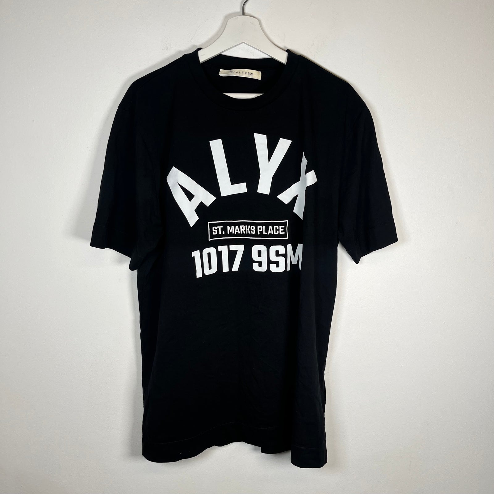 1017 Alyx Black 'St Marks' Tee Size XXL