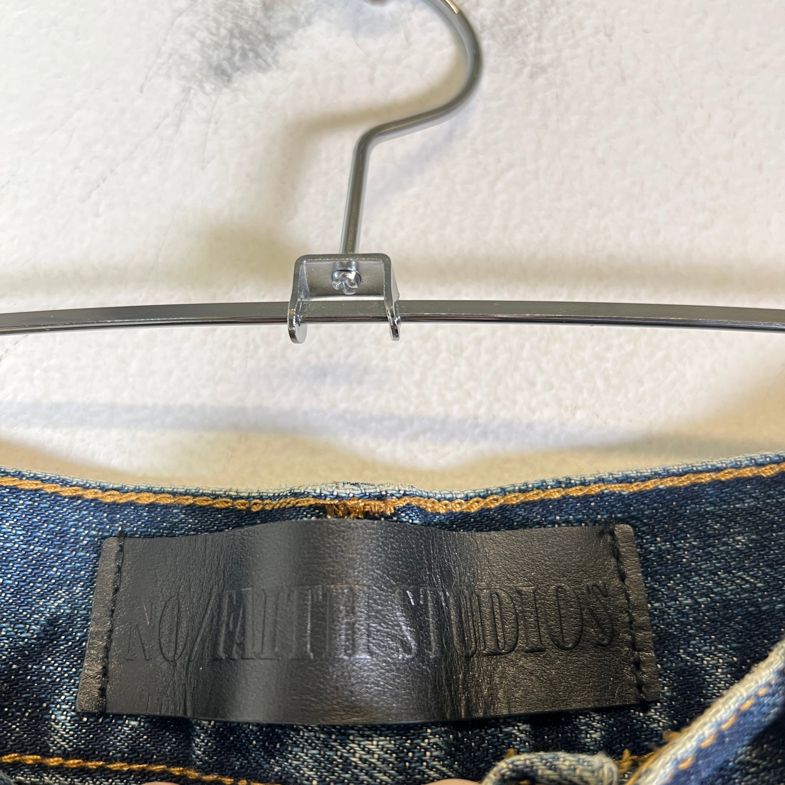 No Faith Studios Japanese Selvedge Arashi Loose Fit Jeans Size 30