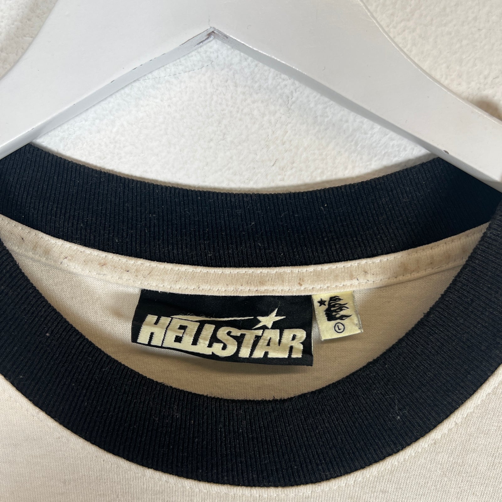 Hellstar Black/White Path To Paradise 777 T-Shirt Size L