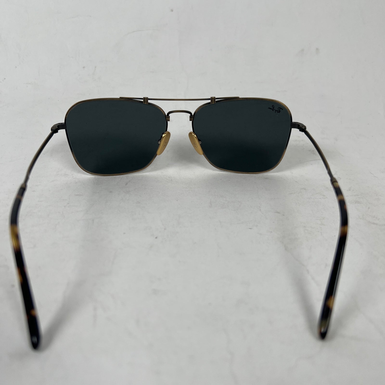 Ray Ban Caravan Titanium Black/Bronze Sunglasses