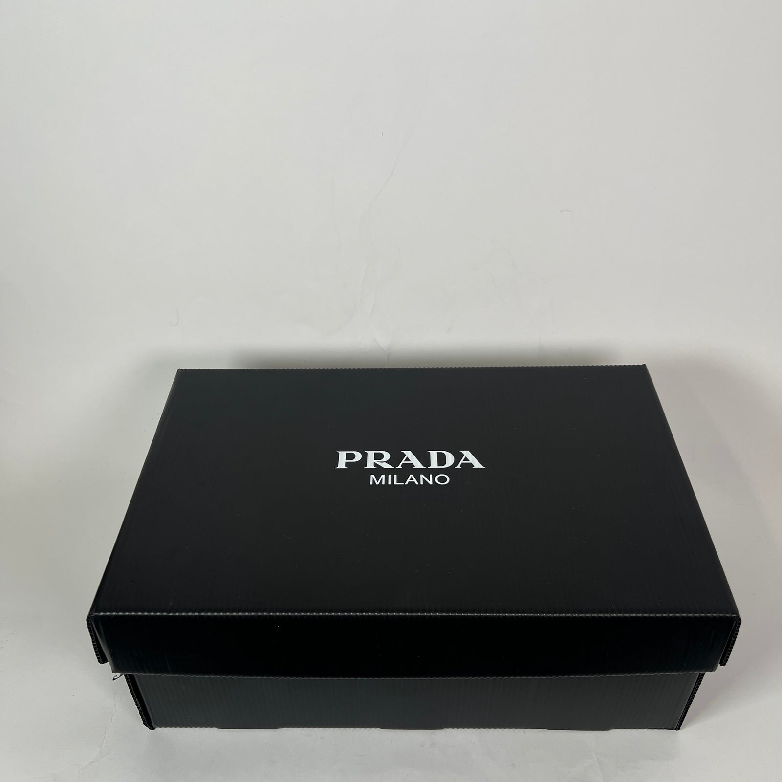 Prada Teal Downtown Leather Sneaker Size 8