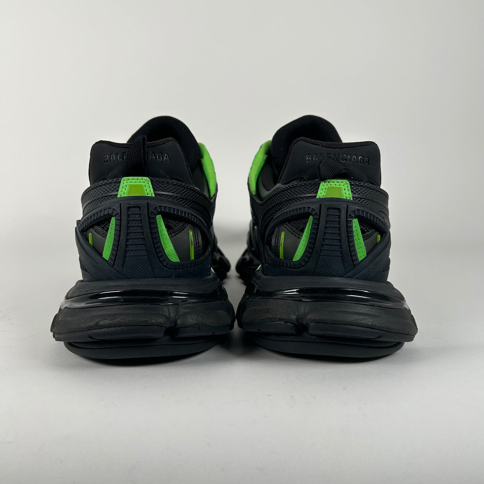 Balenciaga Black/Green Track 2 Sneaker Size 12