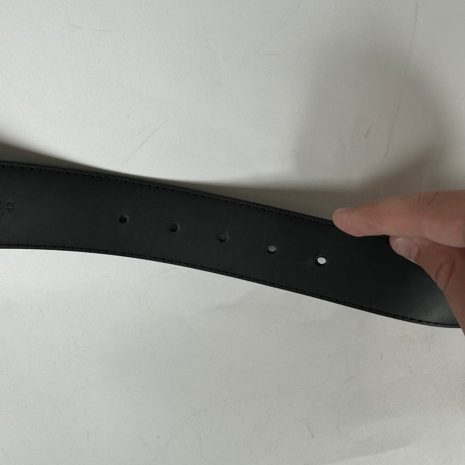 Louis Vuitton Black Reversible Initiales Belt