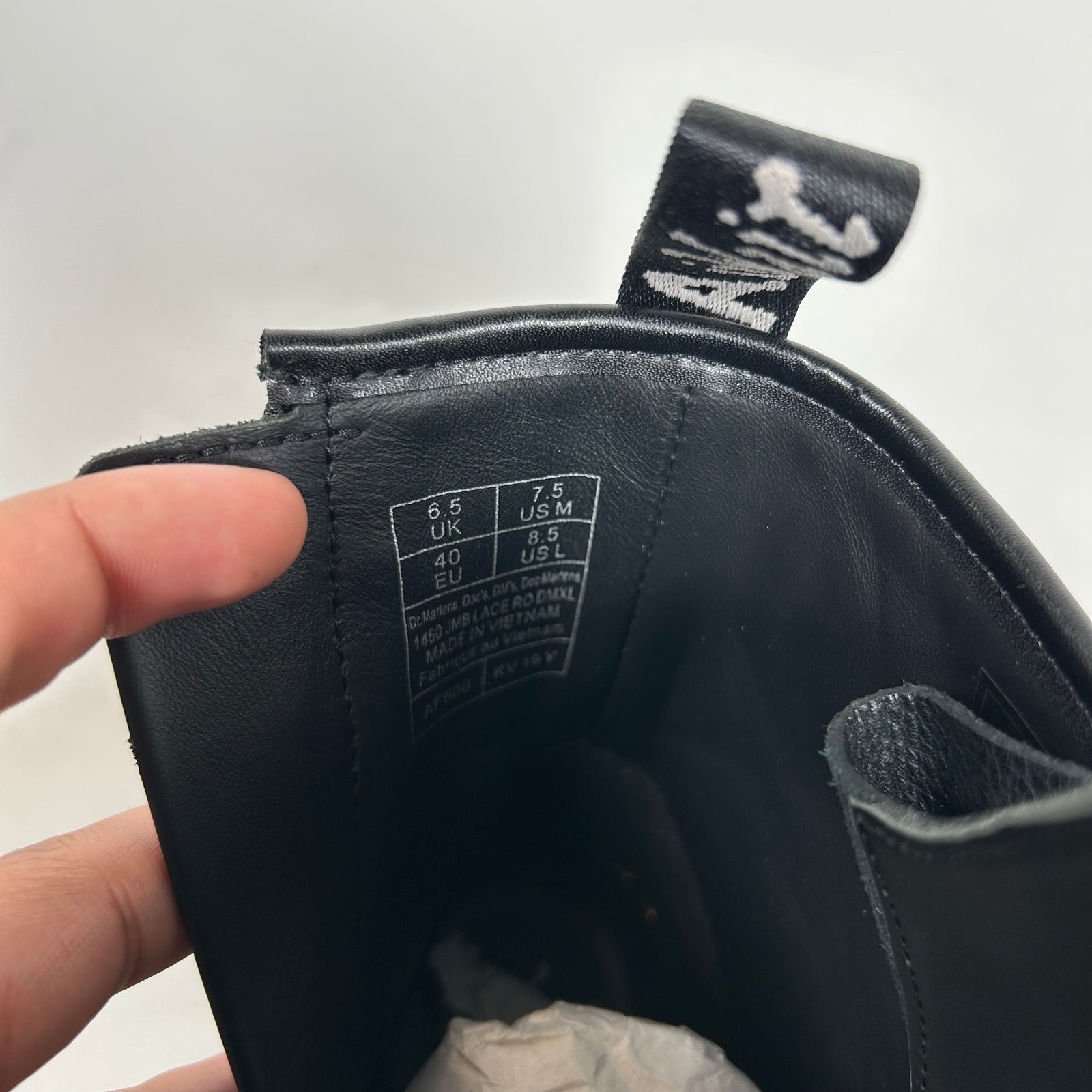 Rick Owens x Dr Martens Jumbo Lace Boots Size 40