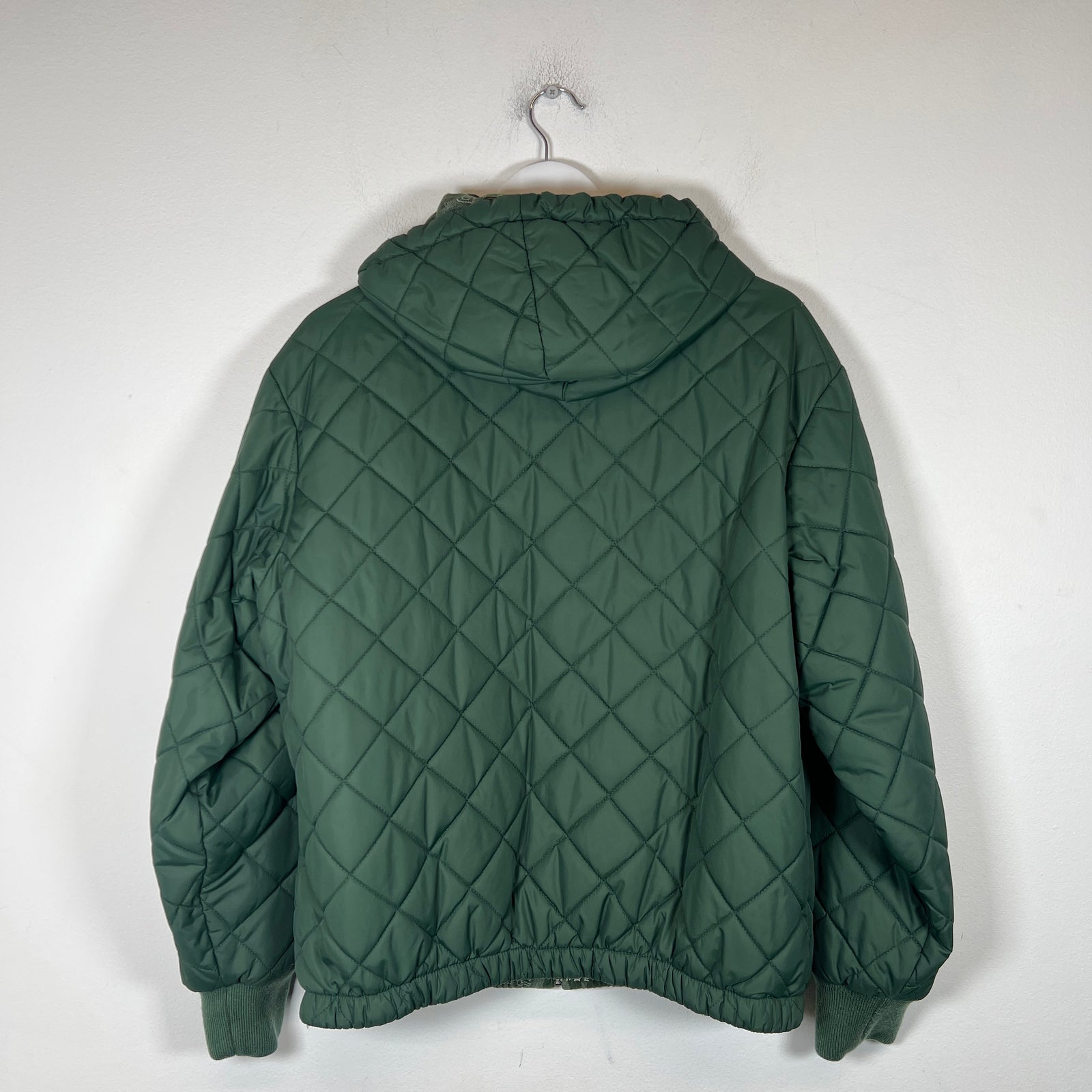 Supreme Green Reversible Dimensions Logo Denim Work Jacket Size S