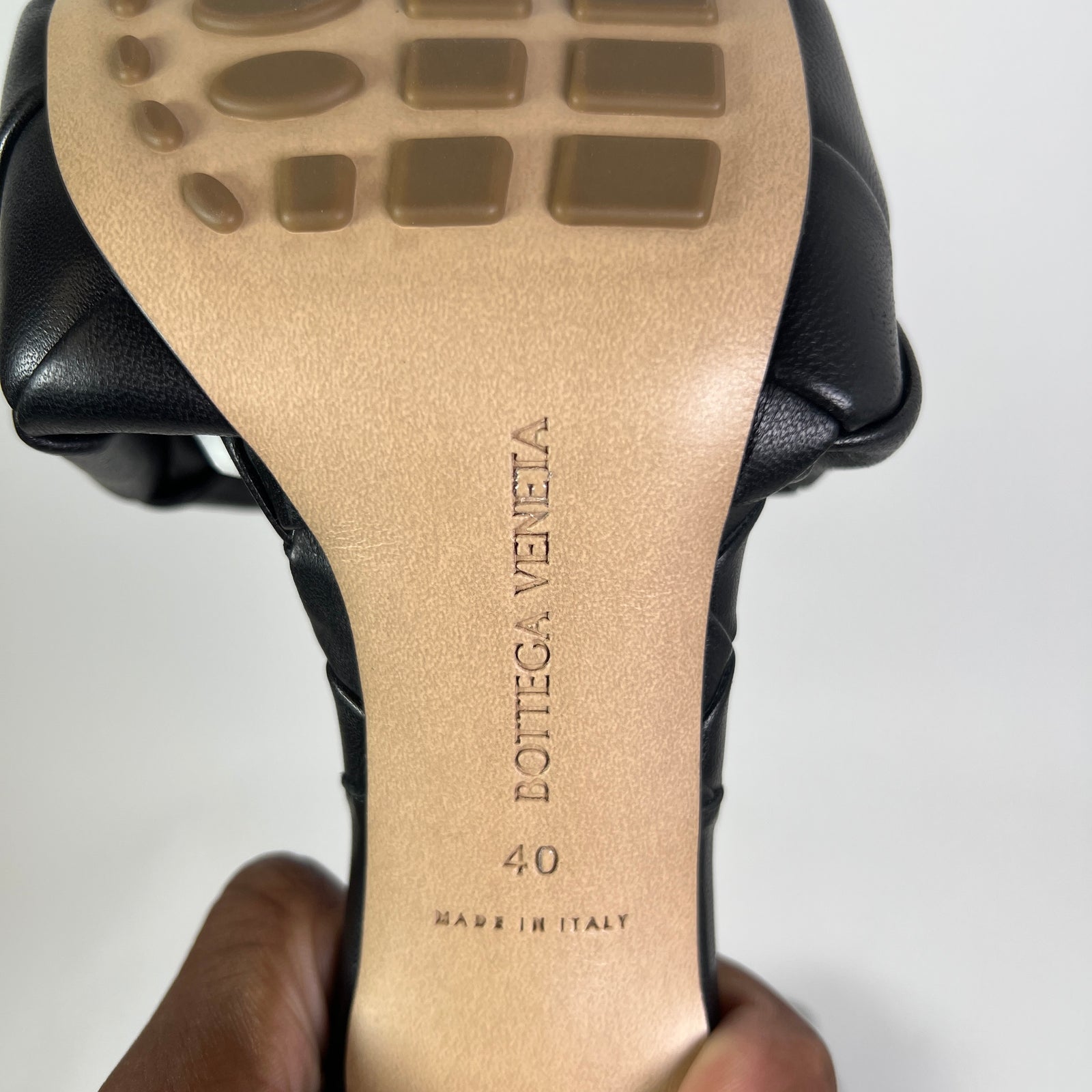 Bottega Veneta Lido Intrecciato Leather Mules