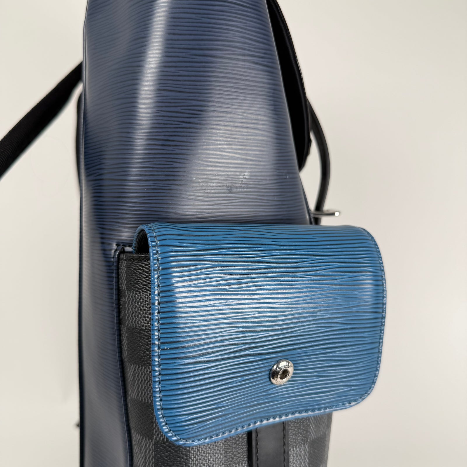 Louis Vuitton Epi Christopher Damier Cobalt Backpack