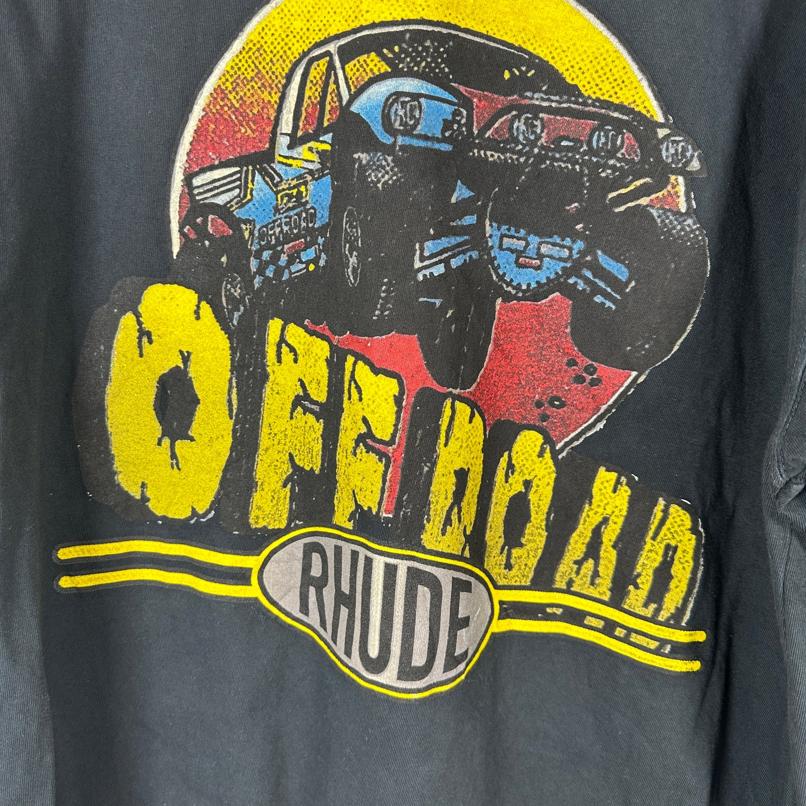 Rhude 'Off Road' Graphic T-Shirt Size Large
