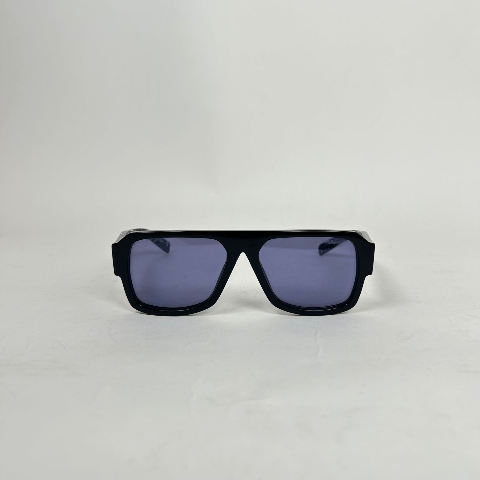 Prada Black Marble Square Sunglasses