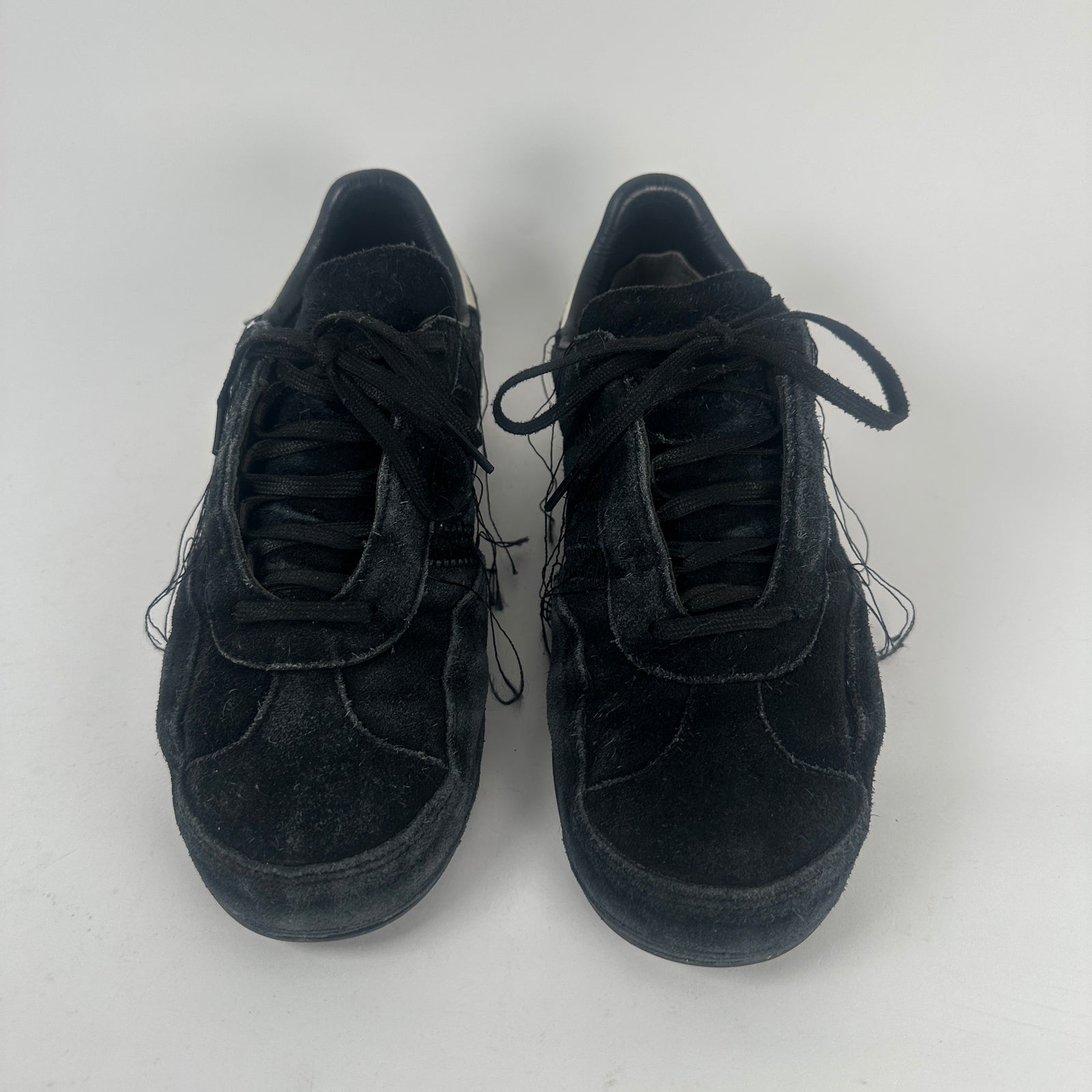 Yohji Yamamoto Y-3 Adidas Black Sashiko Gazelles Size 9