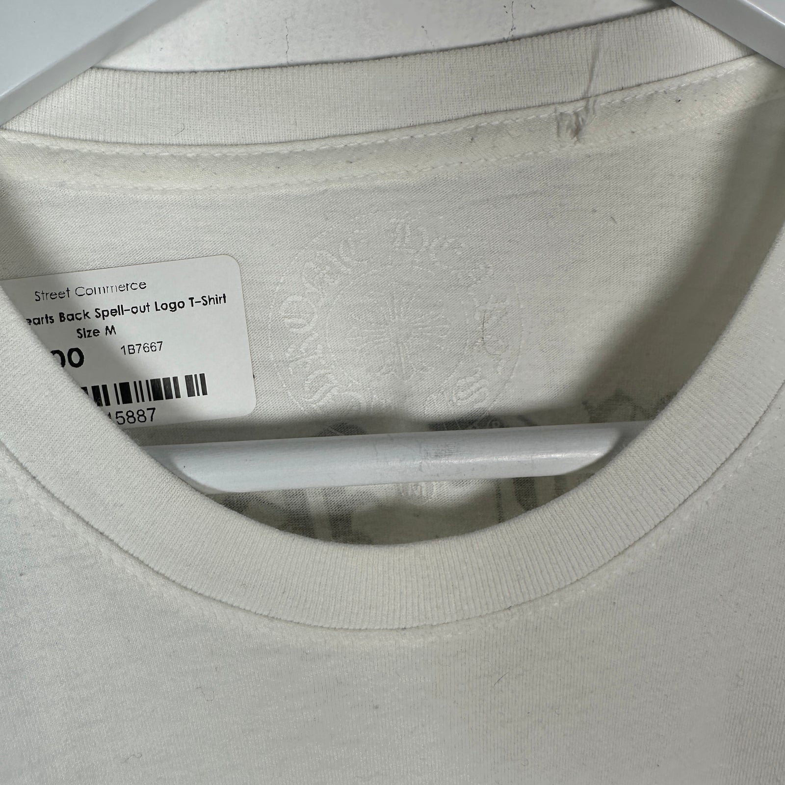 Chrome Hearts Back Spell-out Logo T-Shirt Size M