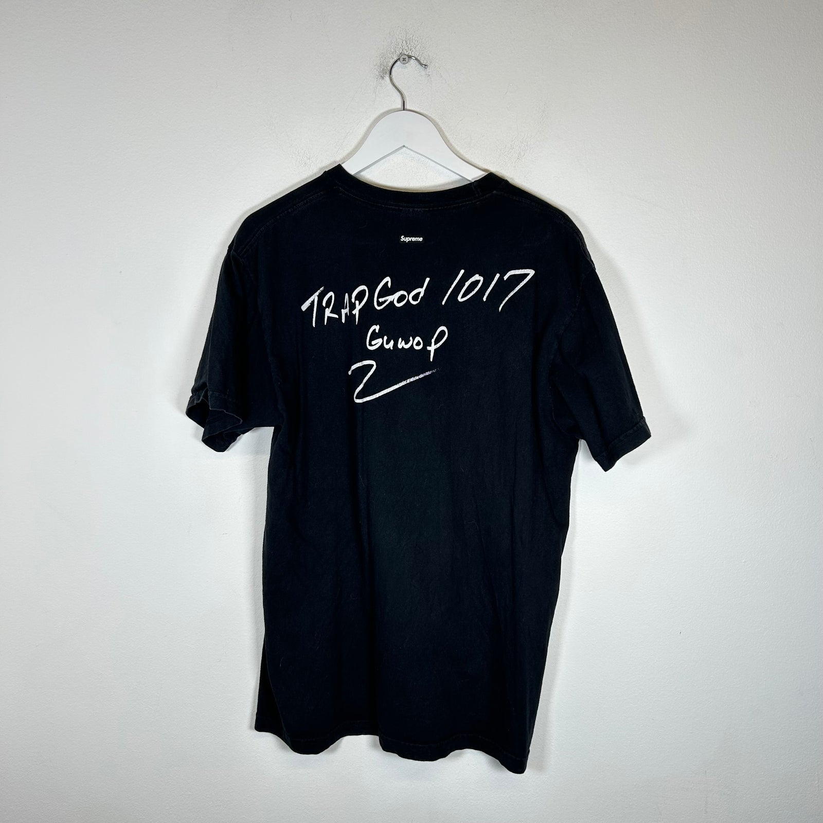 Supreme Black Gucci Mane Print T-Shirt Size L
