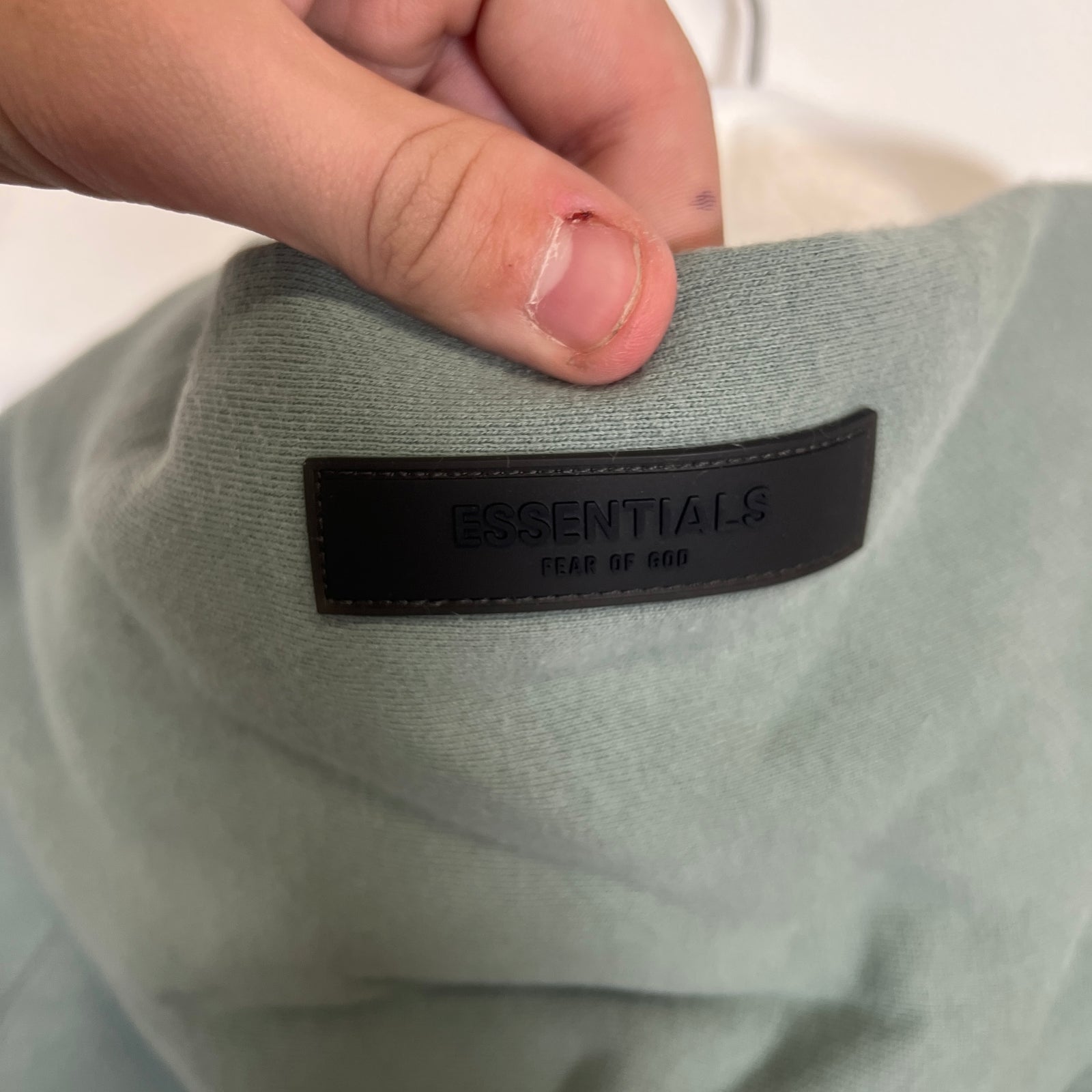 Essentials Blue Hoodie Size S