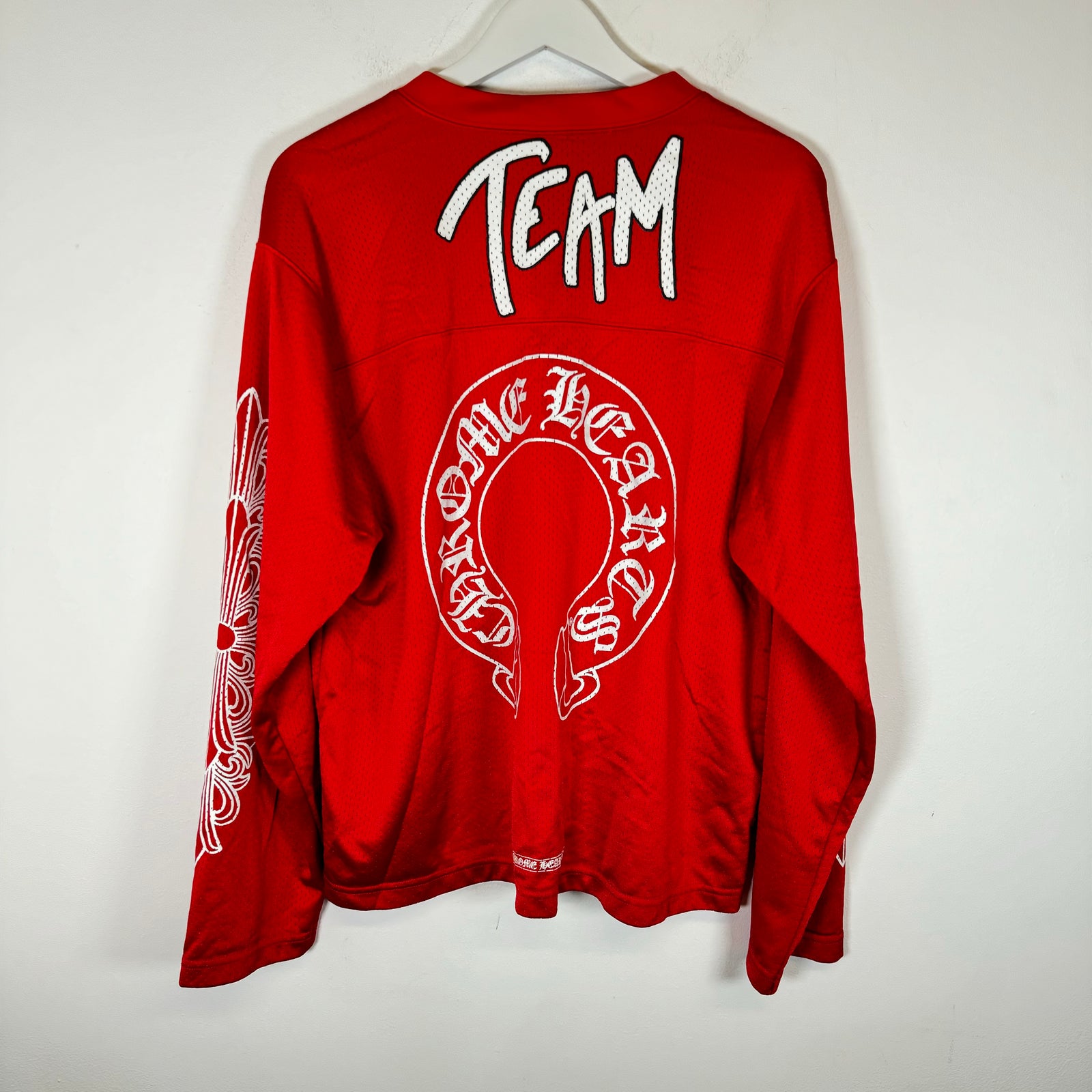 Chrome Hearts Red Mattyboy Fleur Jersey Size M
